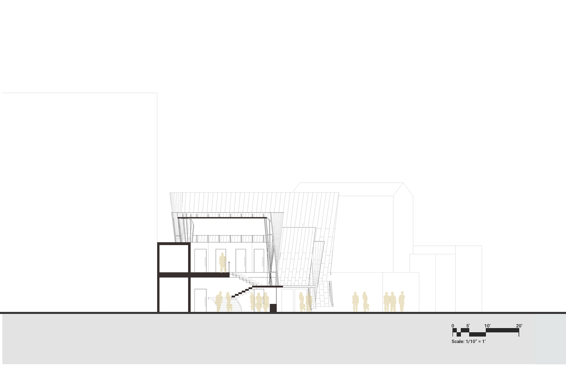 Transverse Section - Lobby