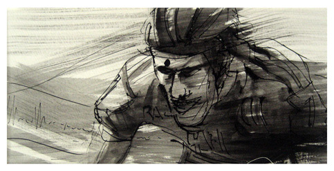 'American Flyers' - Series of 4 - Inks on paper