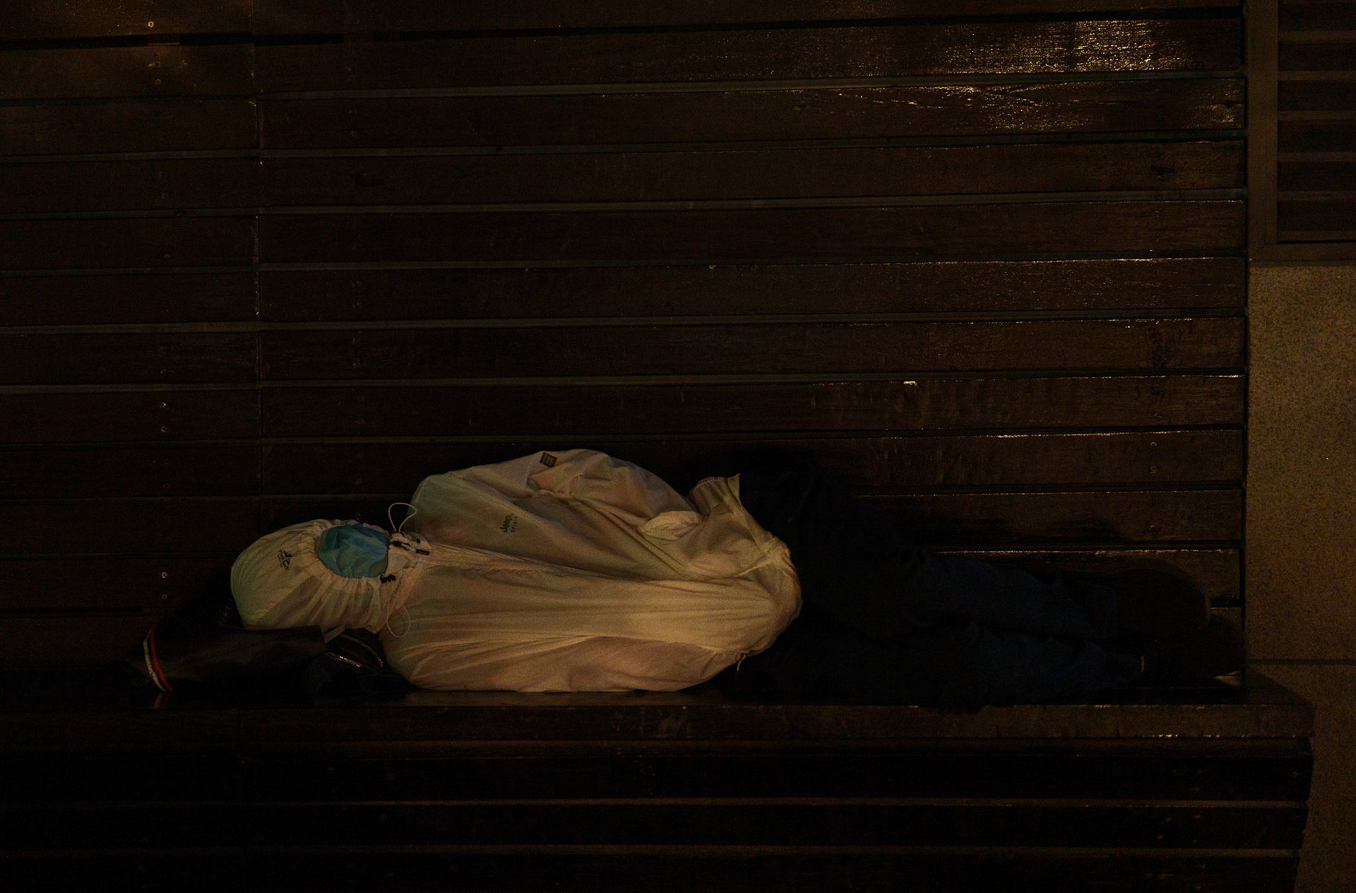 Well prepared. A buget traveler or professional homeless?