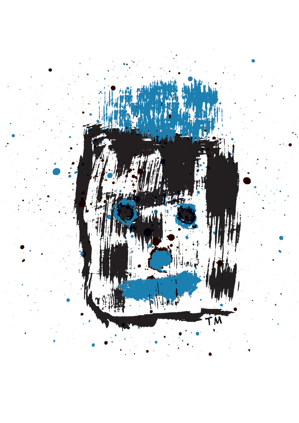 First Coaltoons Canvas Art converted into digital art