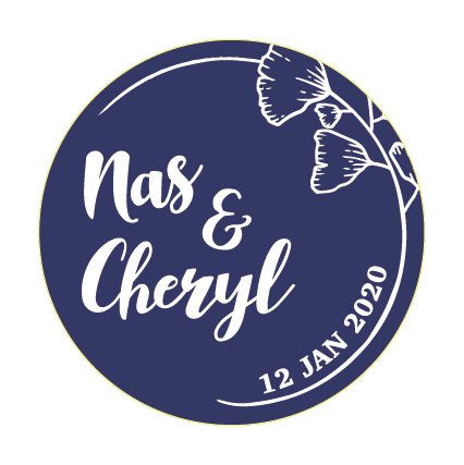 Sticker Design - Violet Blue