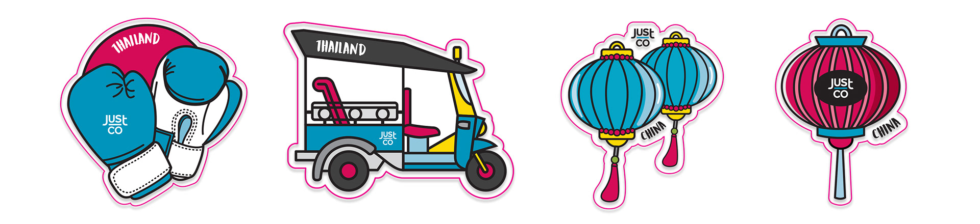 Sticker Set Proposal - Thailand & China