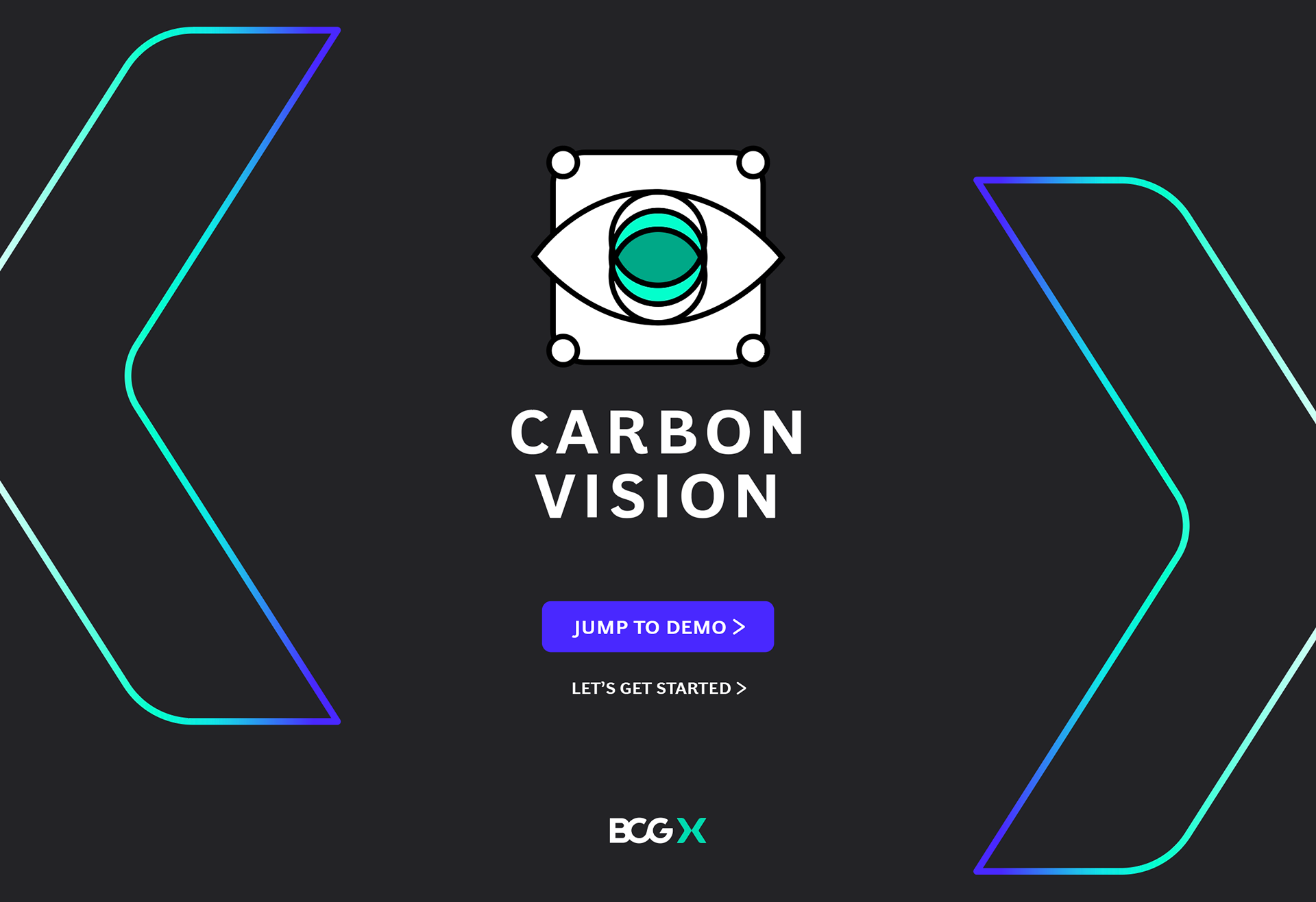 Carbon Vision App Demo Screen