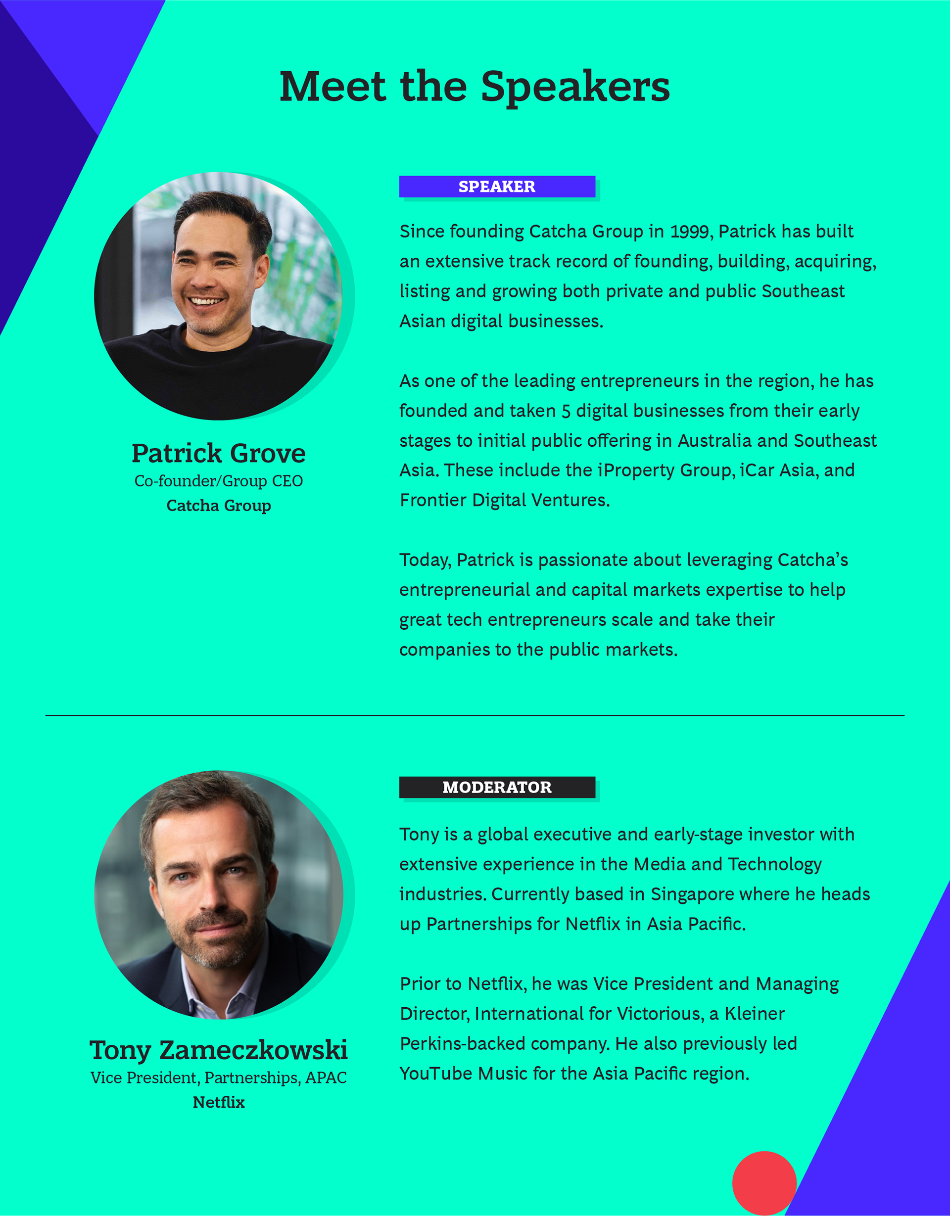 Eventbrite Speaker Profile