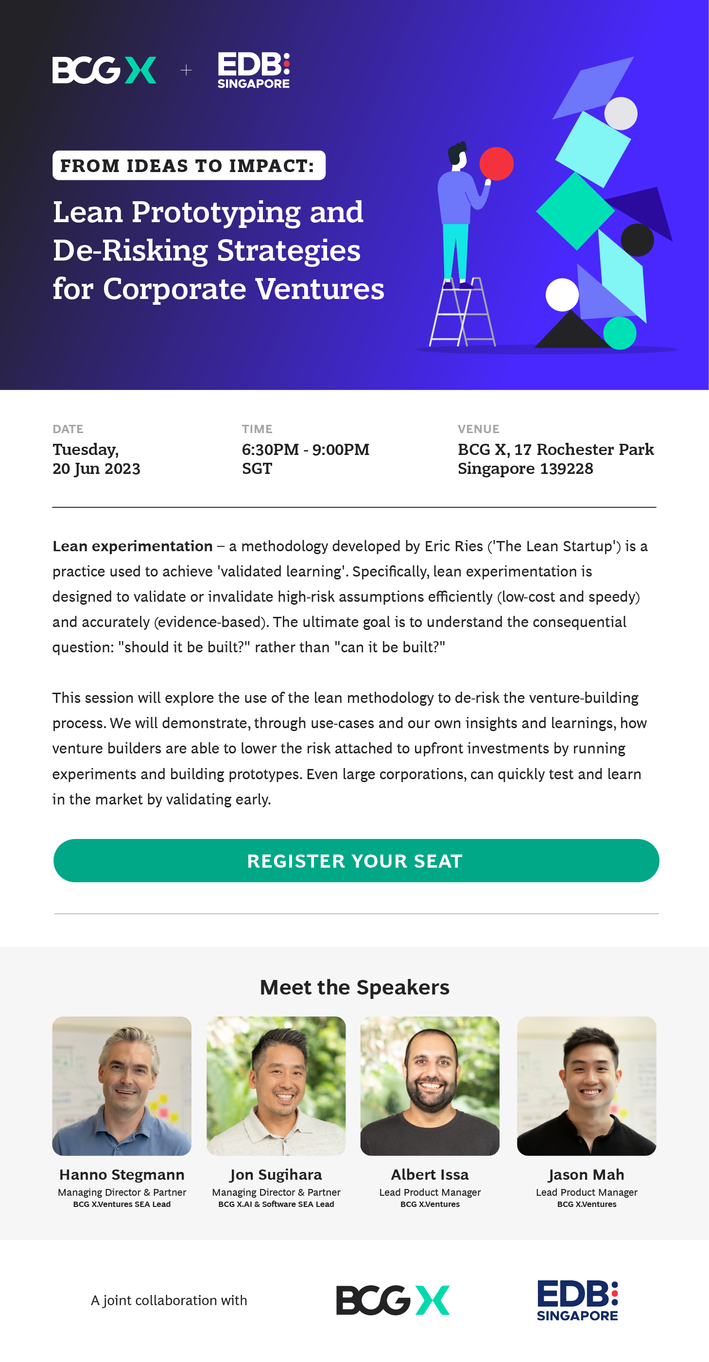 EDB x BCG X Event Partnership