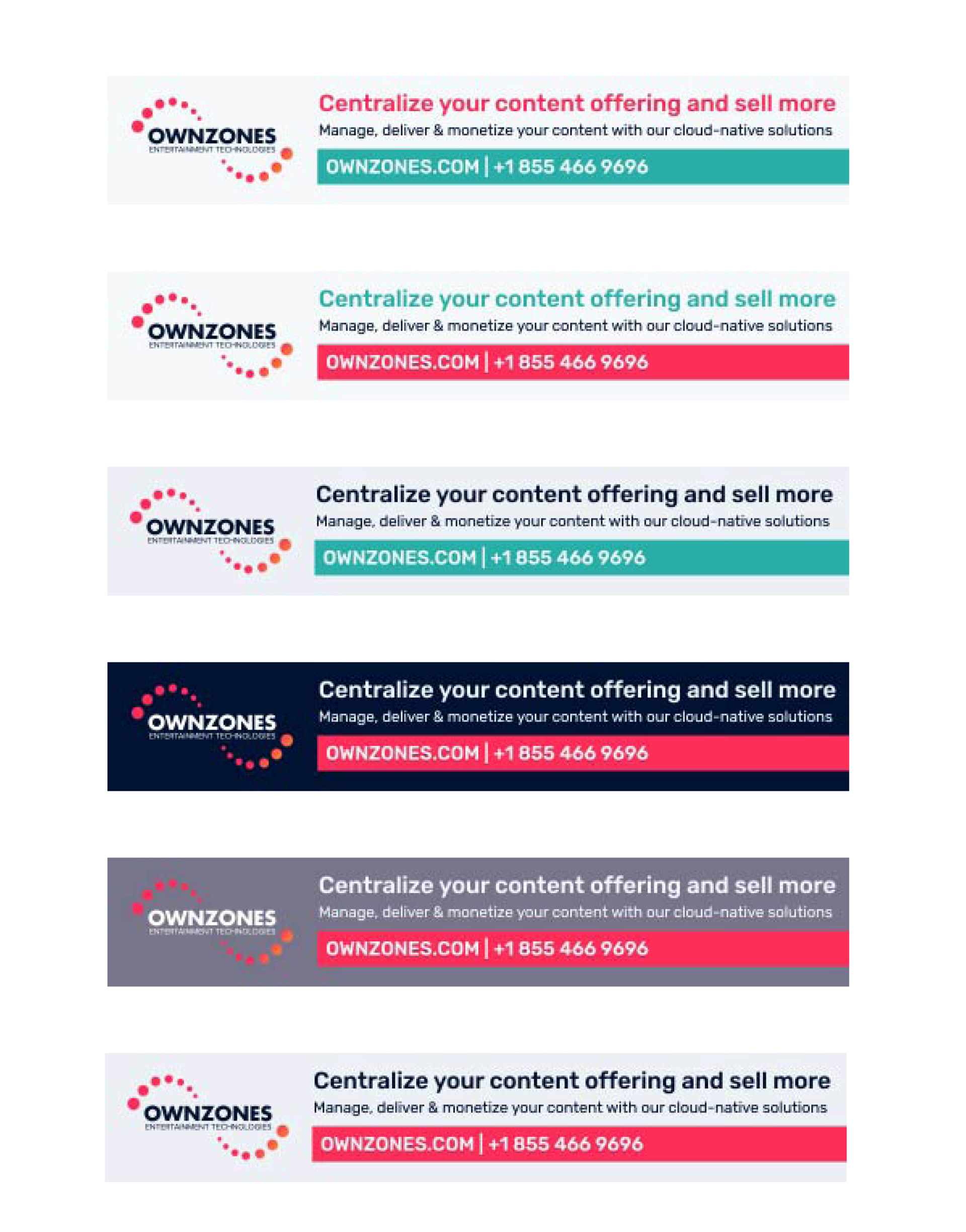 (Web Banner Variations / 2018)