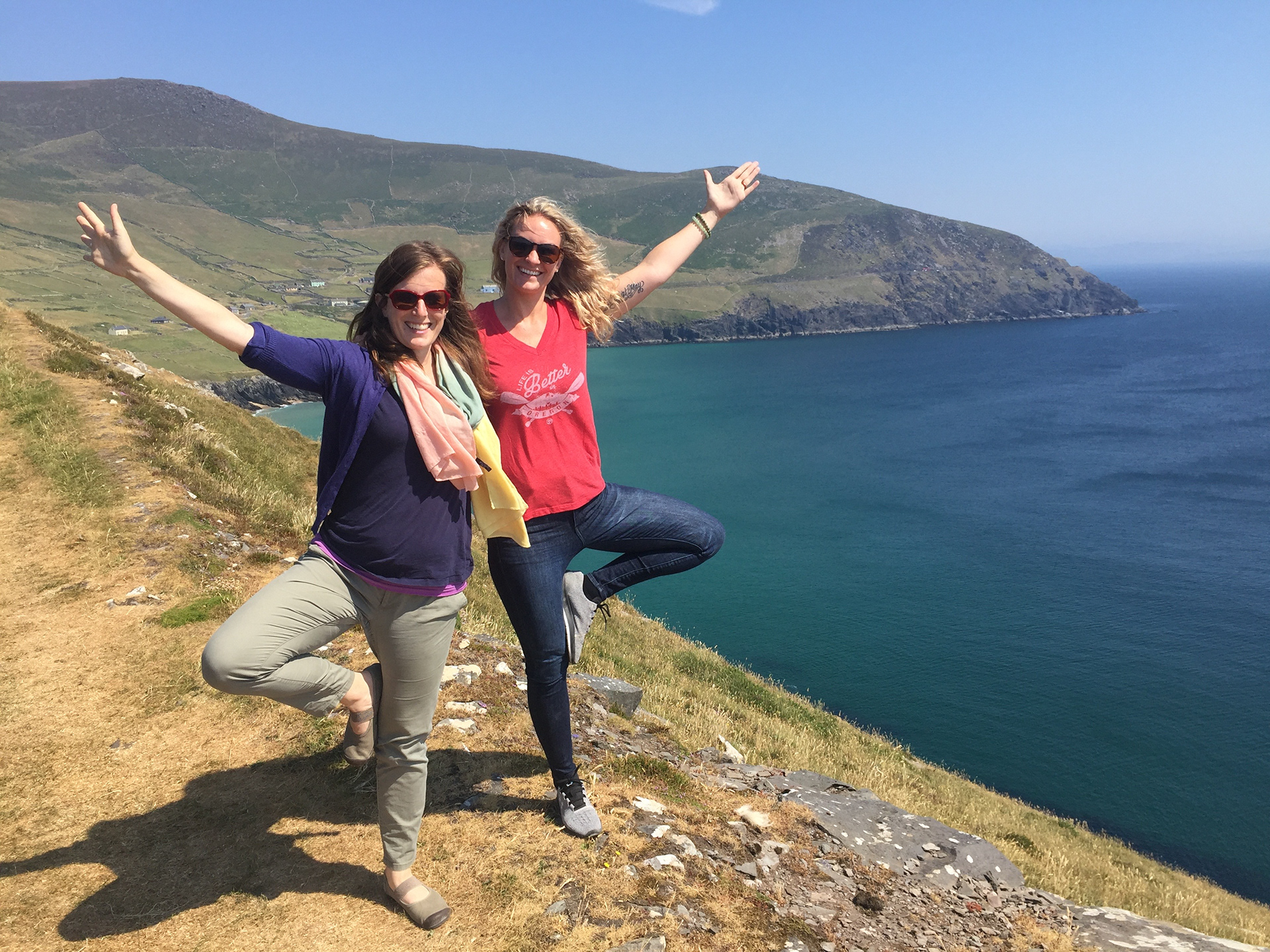 Tree-ladies on Dunmore Head