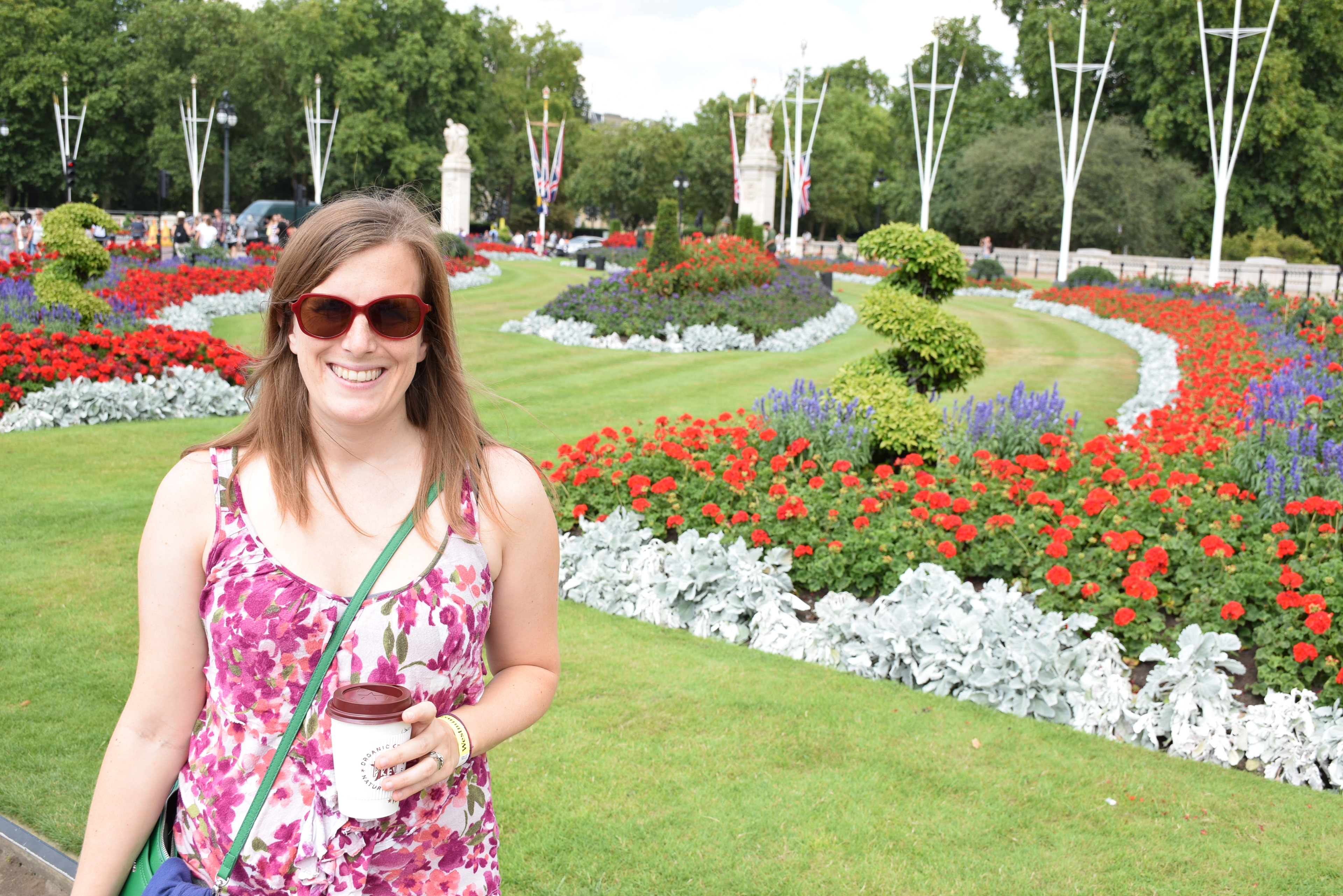 Outside Buckingham Palace