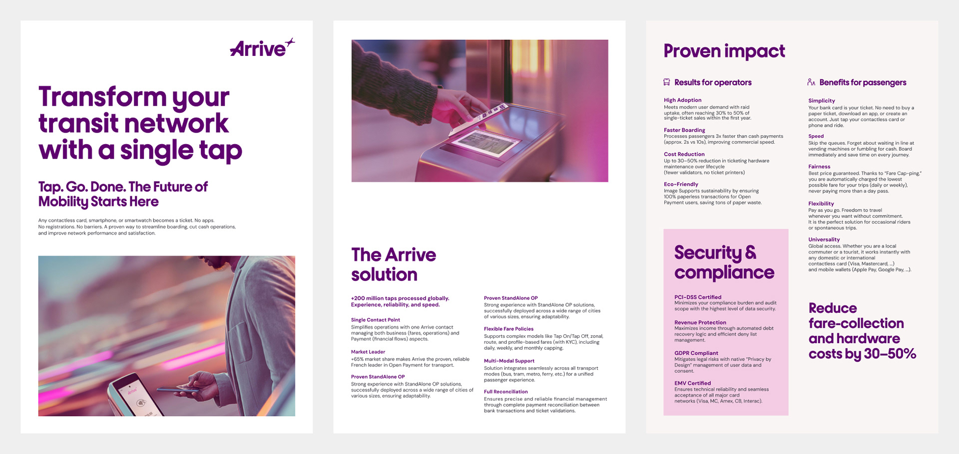 General brochure layout