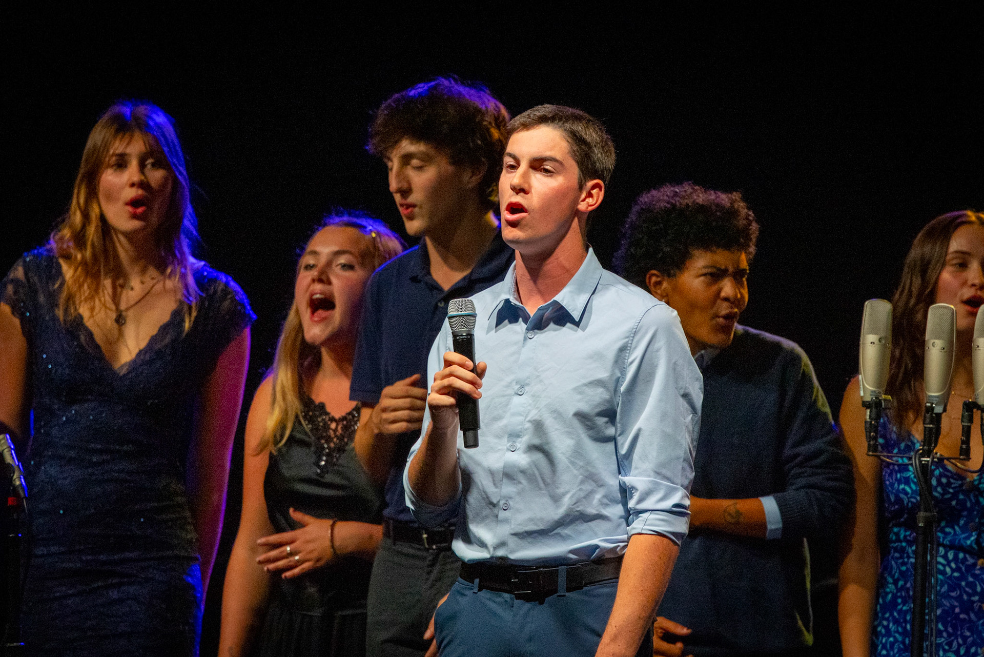 Bates hosts the annual acapella concert in Gray Cage on Friday evening of parents weekend.