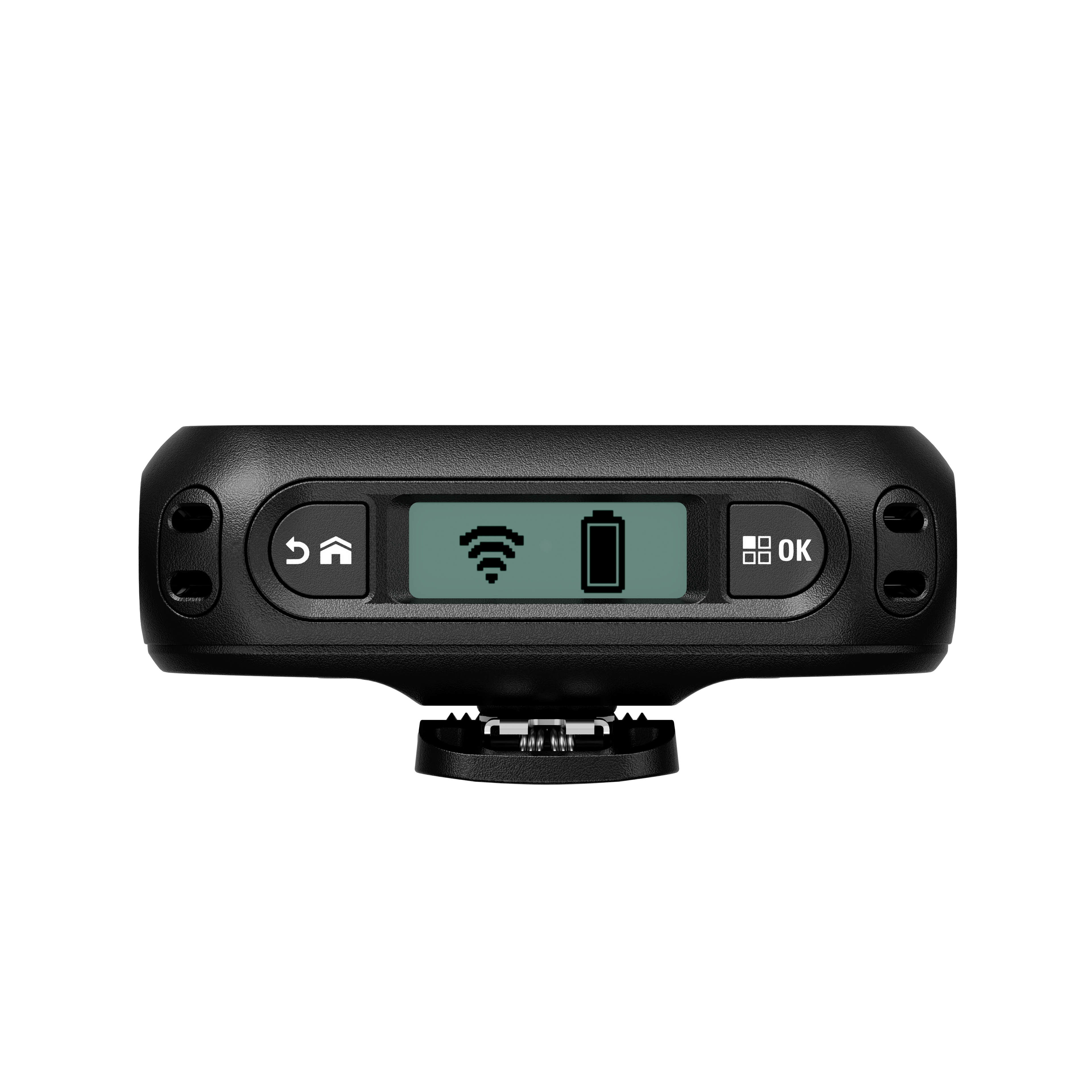Quickly view battery life, wifi connectivity, and emergency status. 