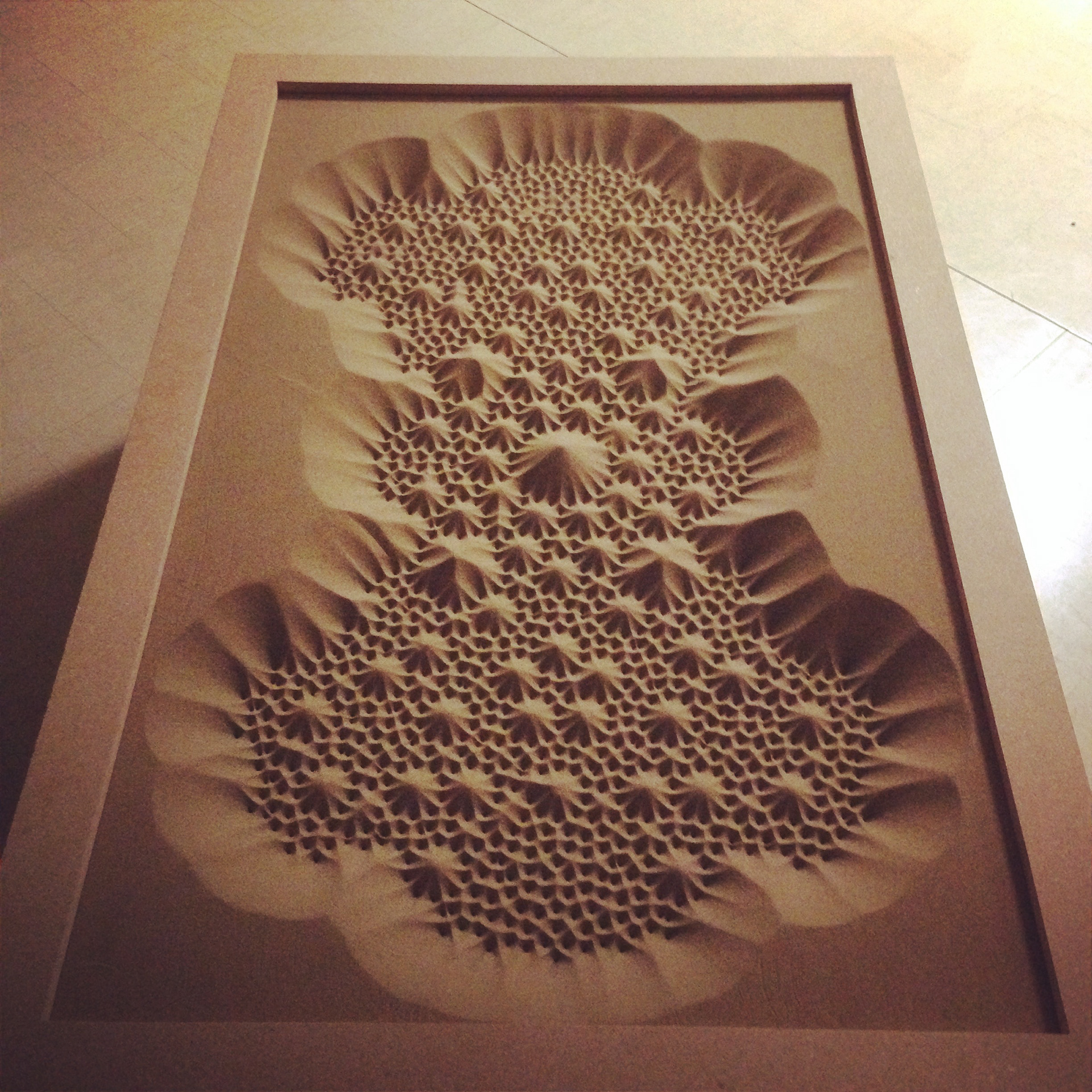 Desert Mandala Machine, top view.