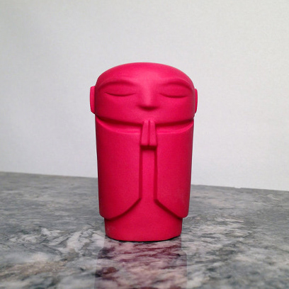 Jizo, 2008-present. 2.5" tall. Polished porcelain.