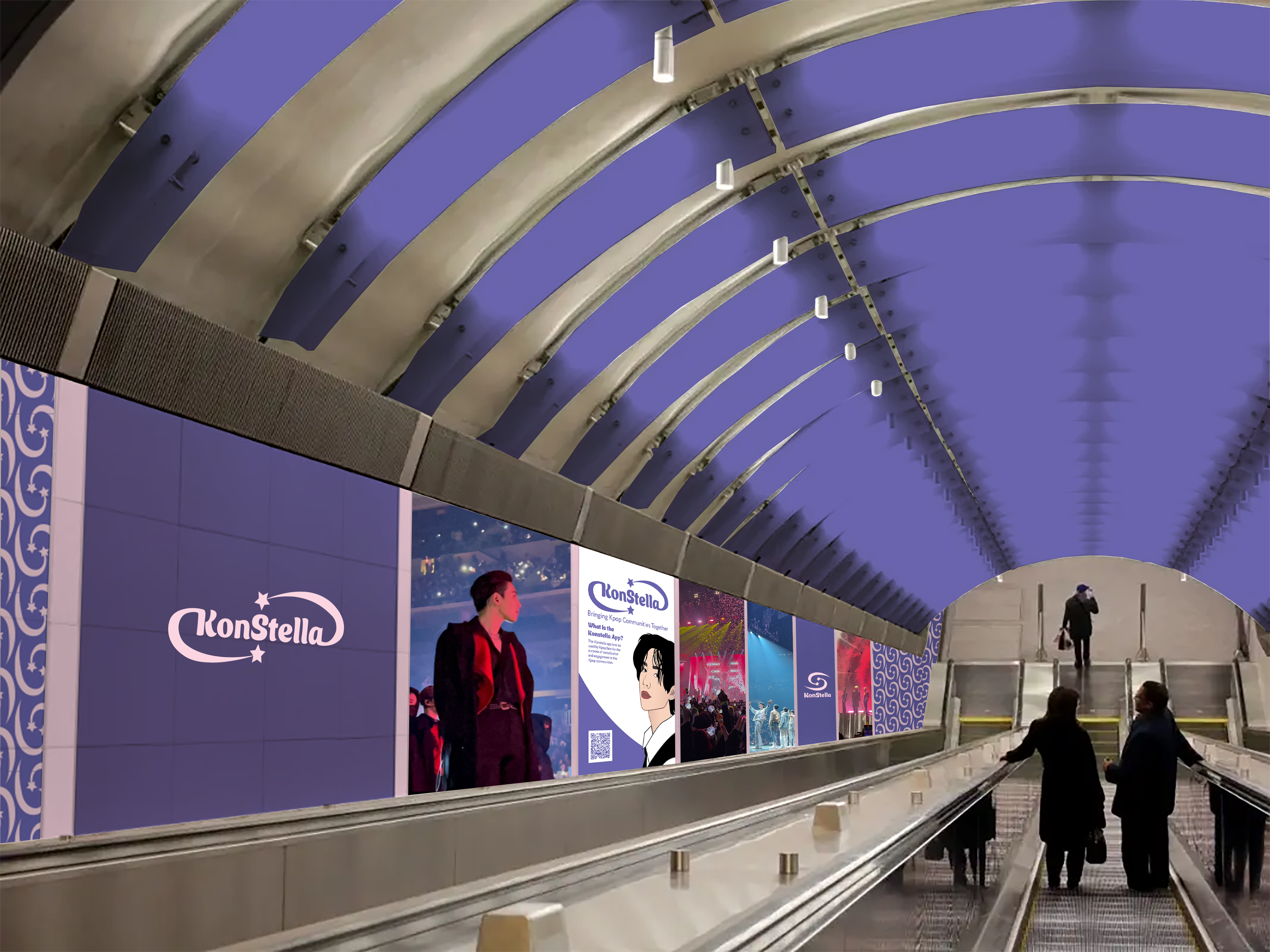 Konstella Subway Tunnel Ad
