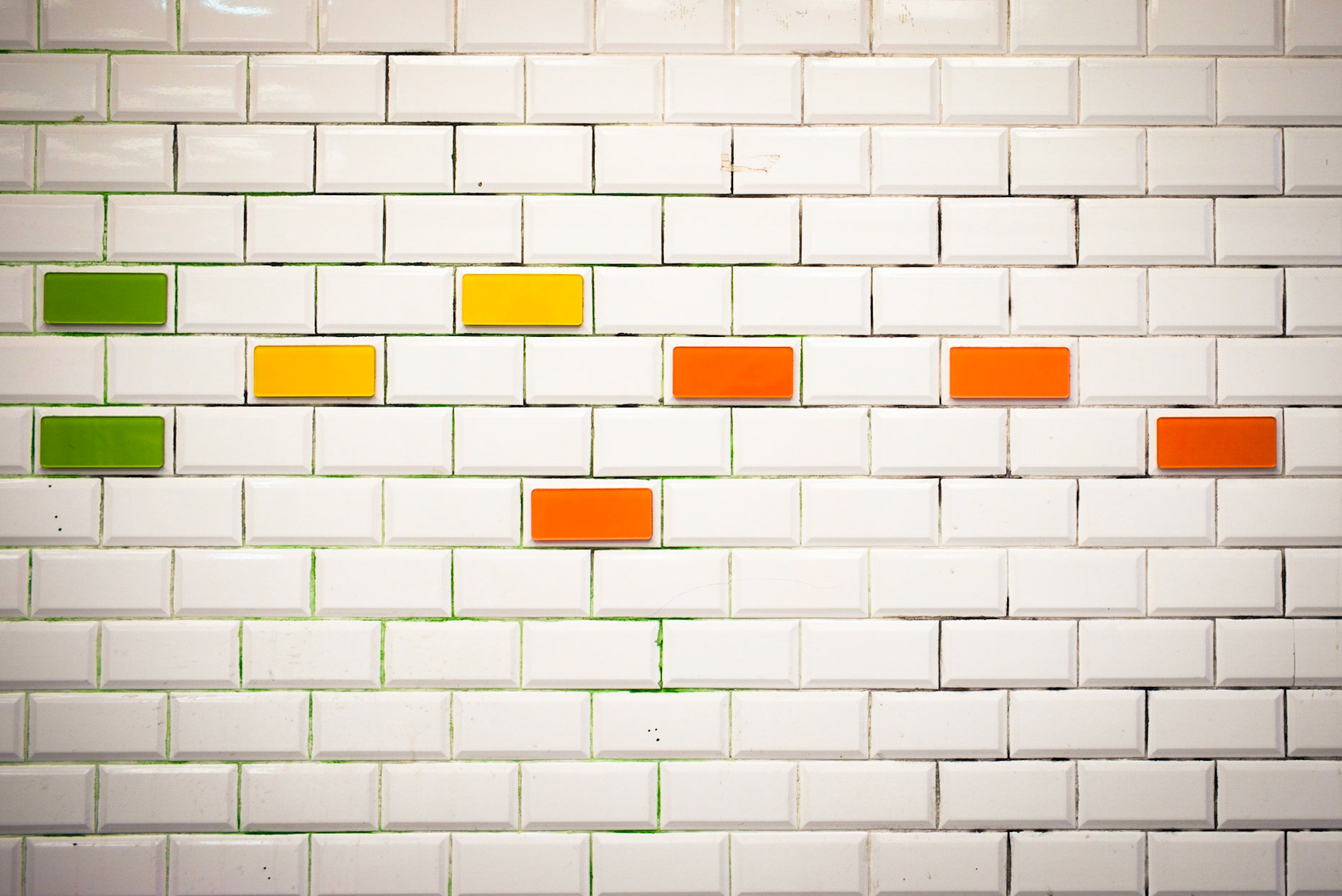 Couleurs du métro Parisien