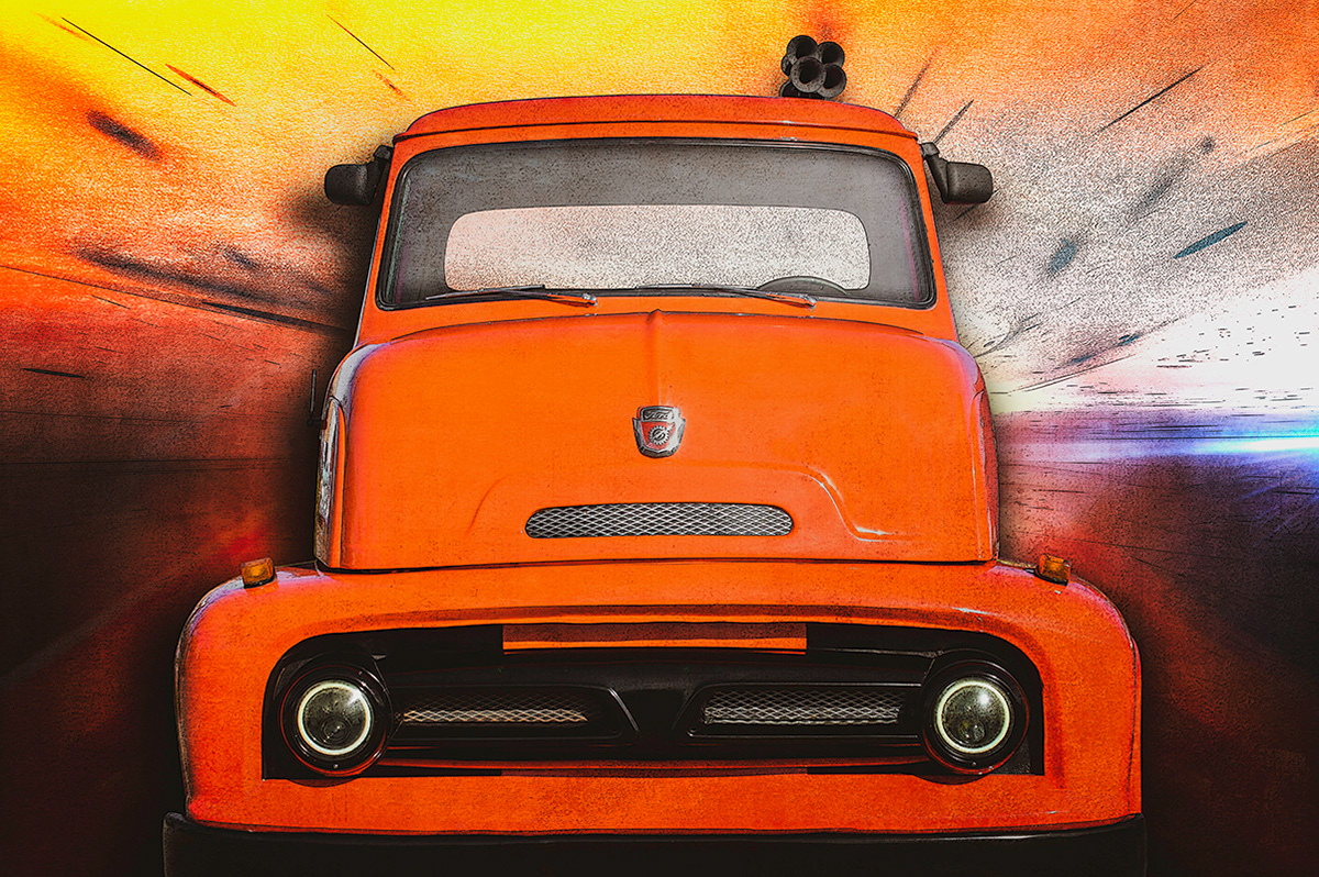 Ford COE Flatbed Truck