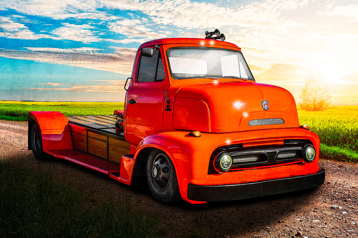 Ford COE Flatbed Truck
