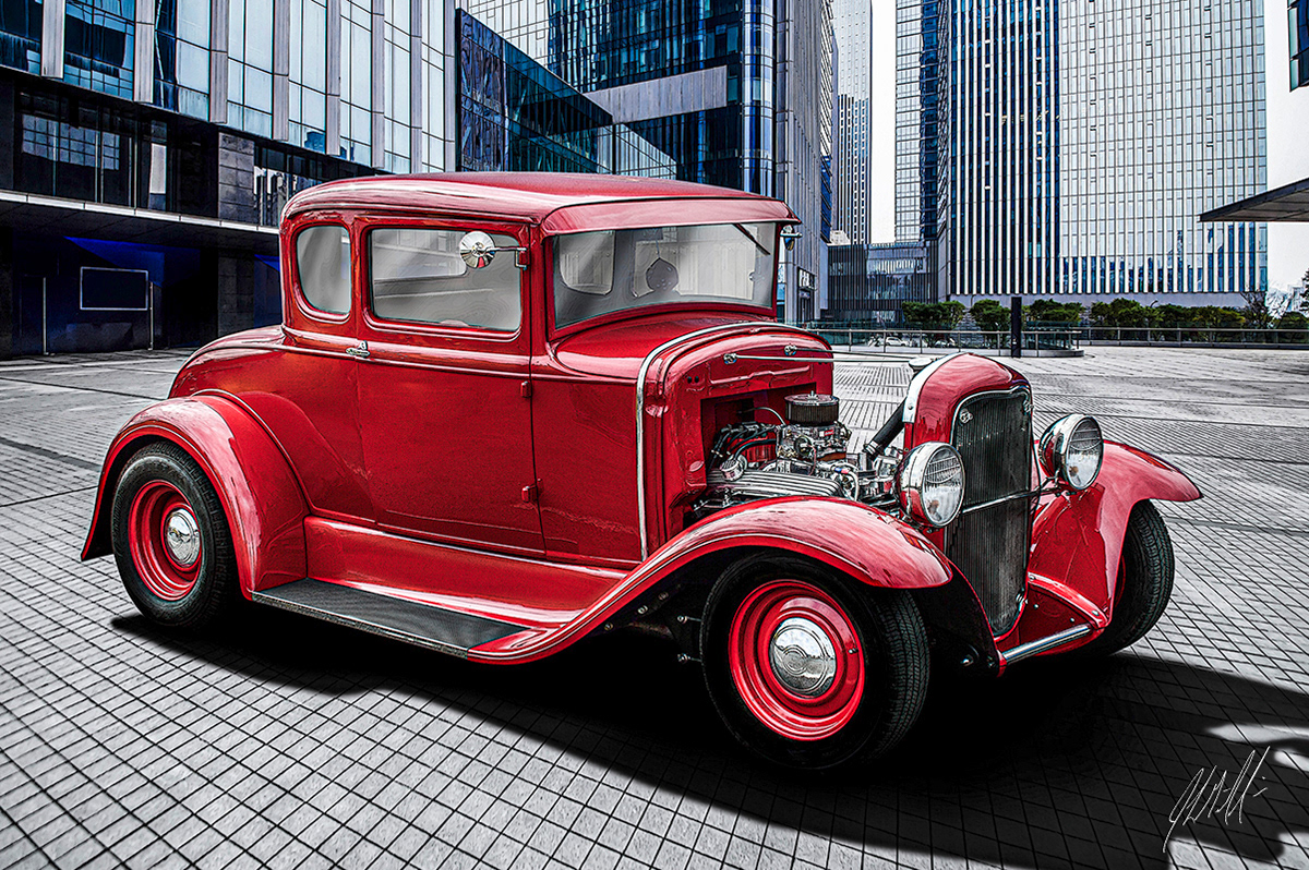 1932 Five Window Ford Coupe