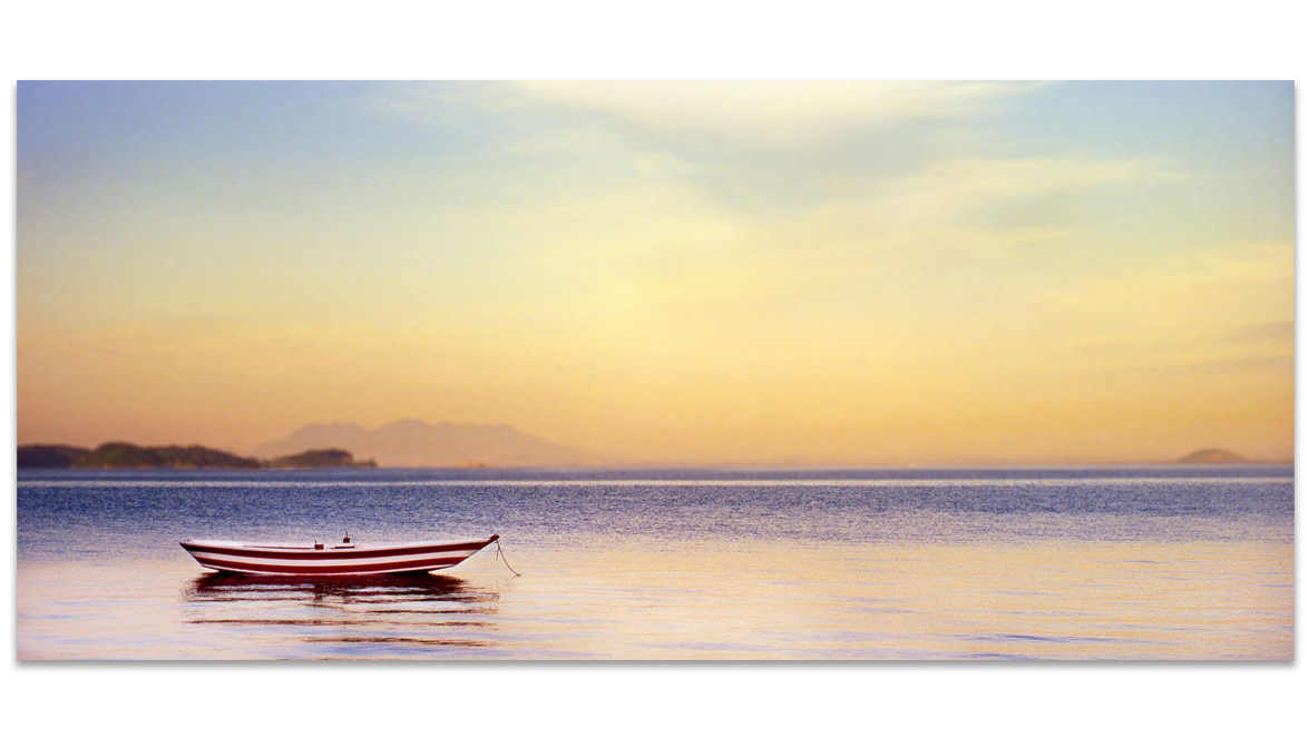Lone Boat (color) - MIA Photo Fair, Milan, Italy; Laurent Gallery, Melbourne, Australia