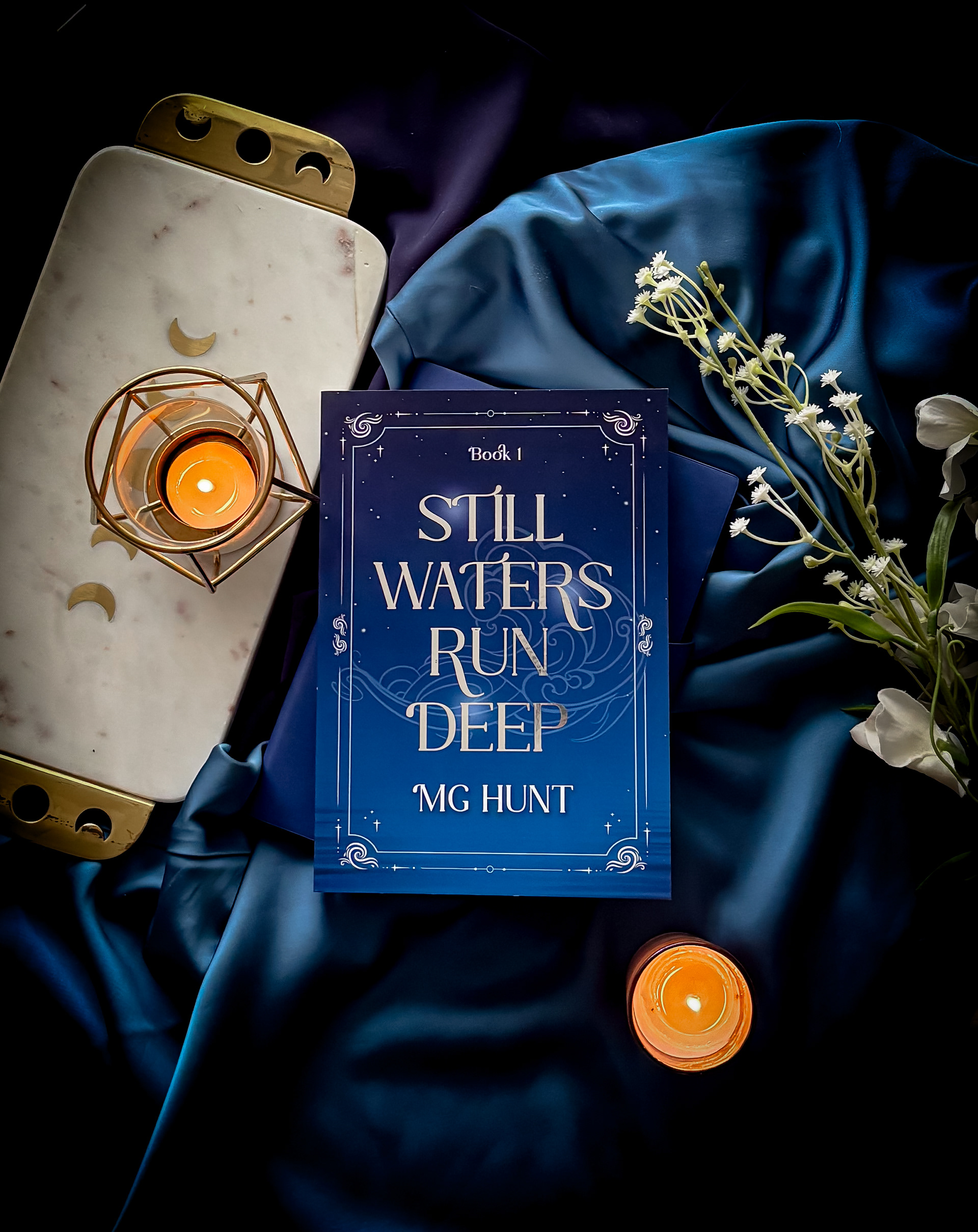 Still Waters Run Deep, signed copies available via M.G. Hunt Author Shop