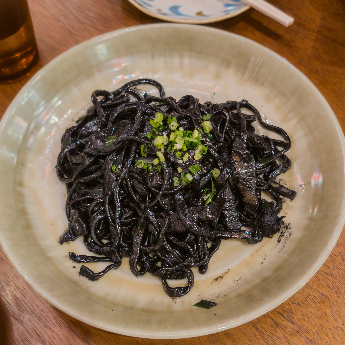 Squid ink pasta