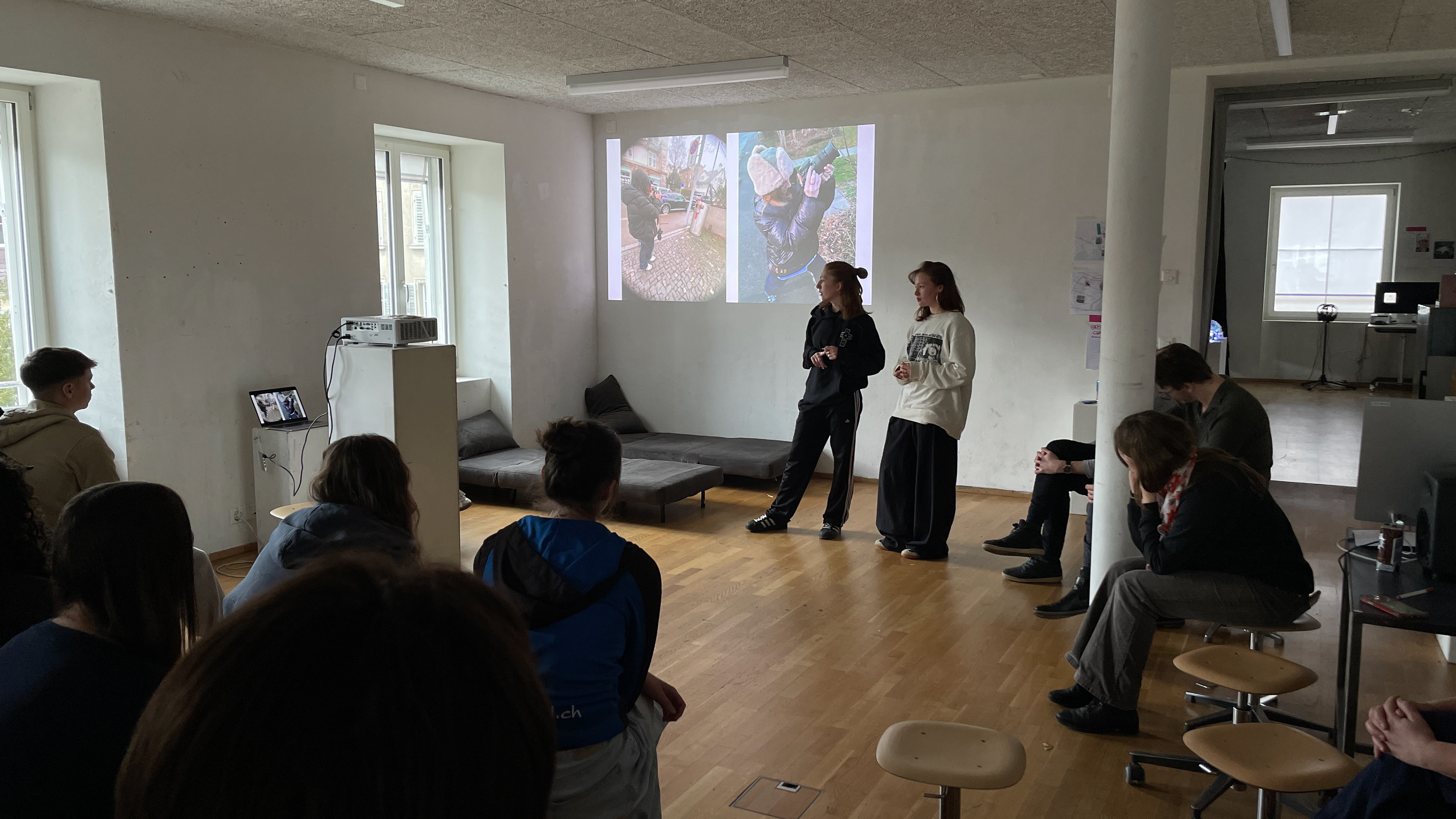 präsentationen ihrer arbeiten