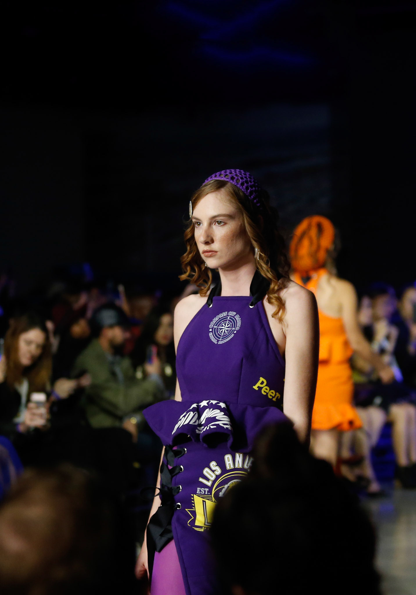 Photos from the Irish Latina collection during 2018 LA Fashion Week at the Petersen Automotive Museum in Los Angeles, CA on October 10, 2018.