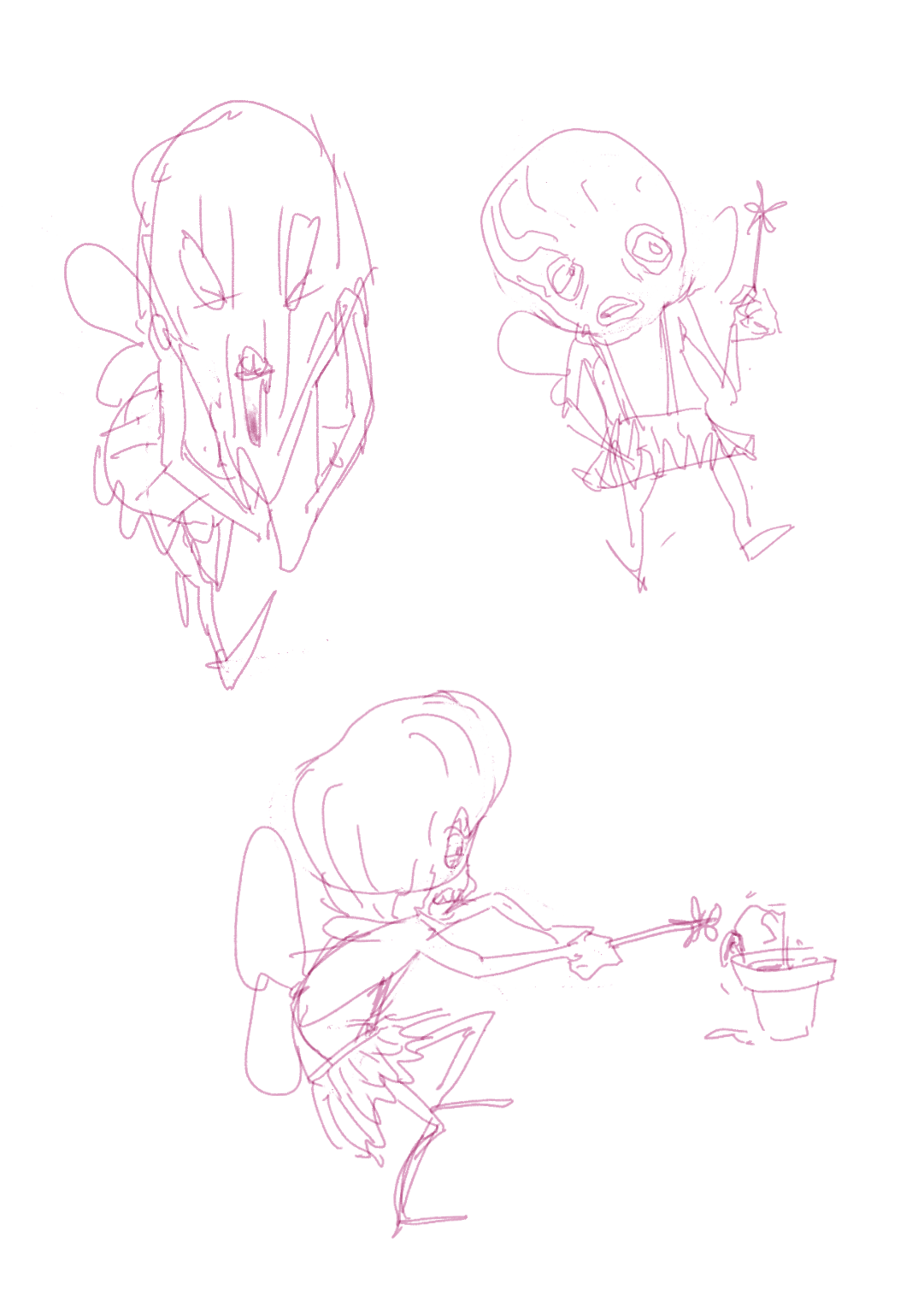 Broken Wand | Punk Fairy Character Design