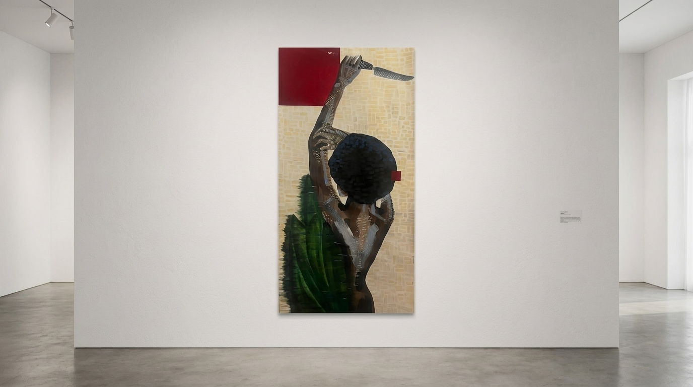  -    Intuição     -   140 x 80 cm   -     Acrylic on canvas