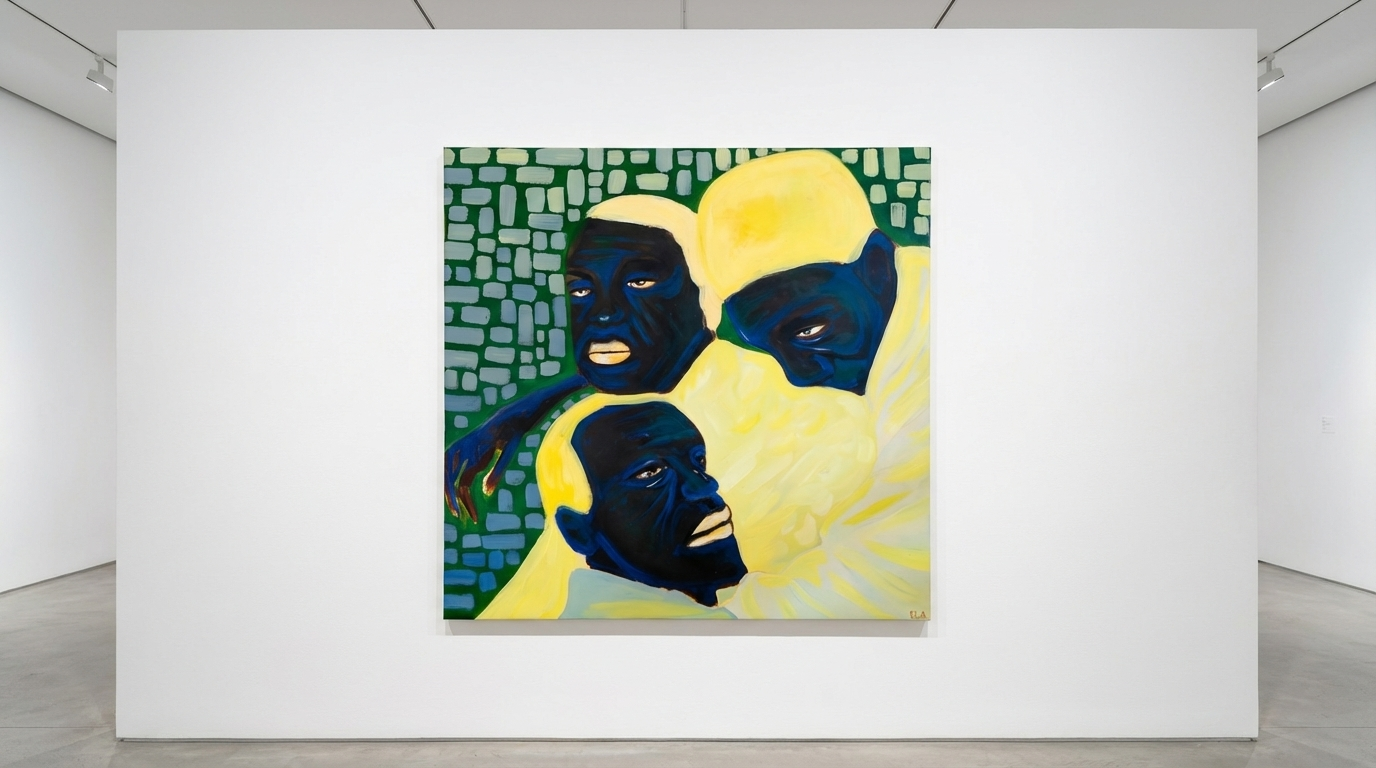  -    Trindade do Silêncio    -   80 x 80 cm   -     Acrylic on canvas