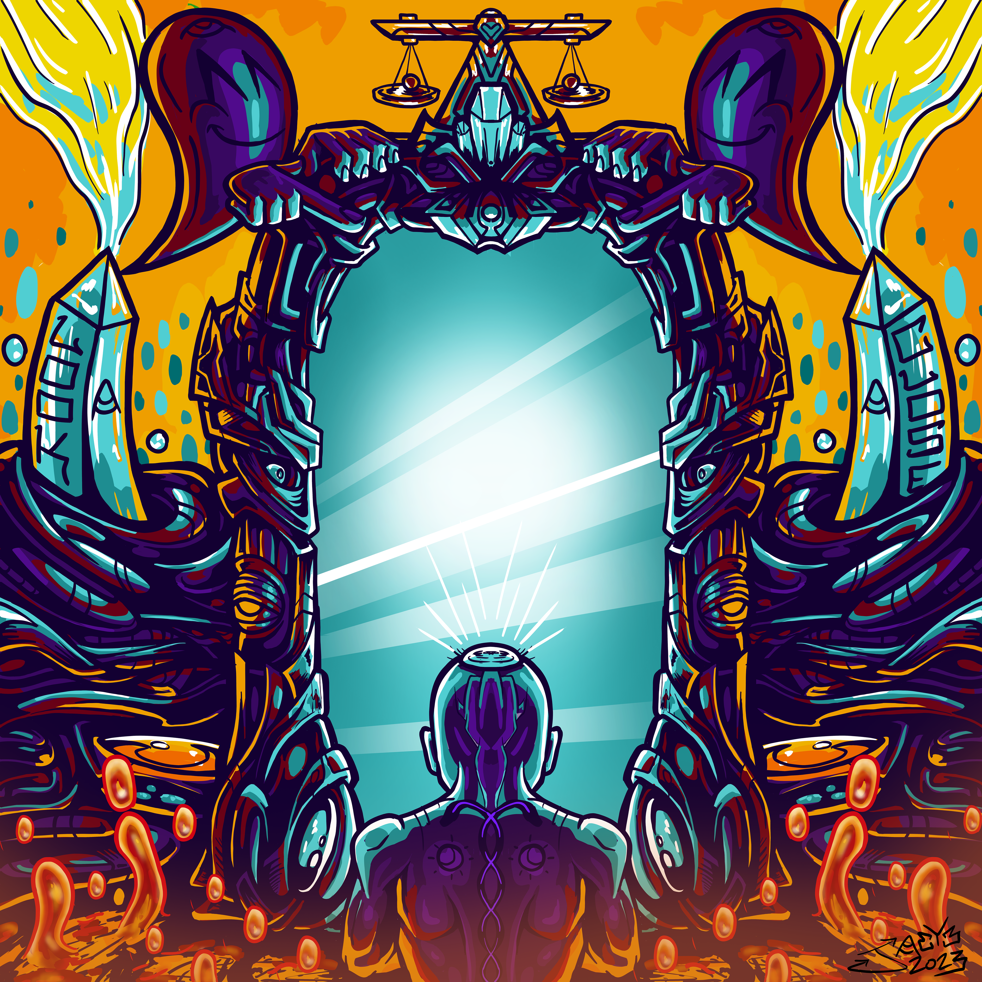 look close- reflection