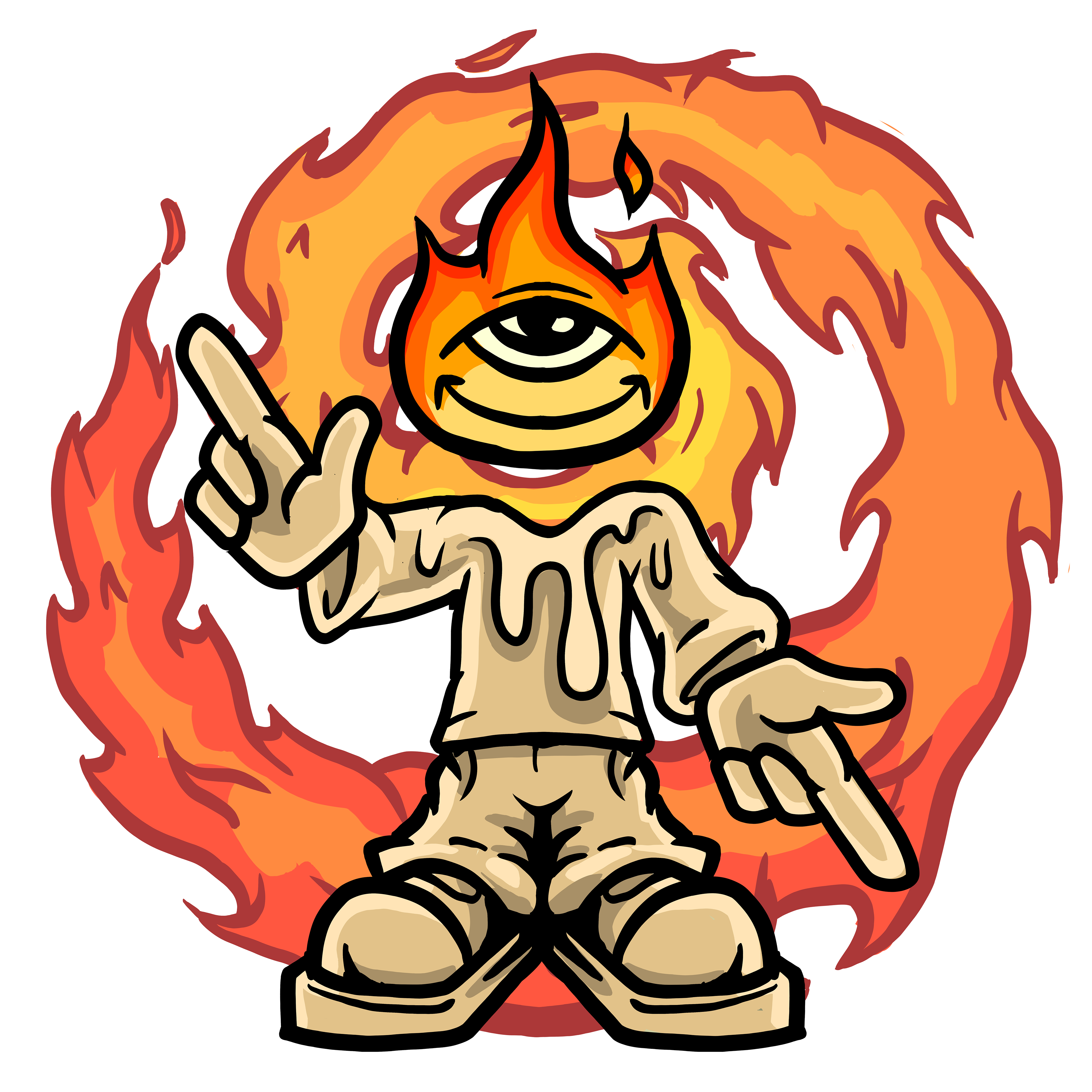 inward candle man