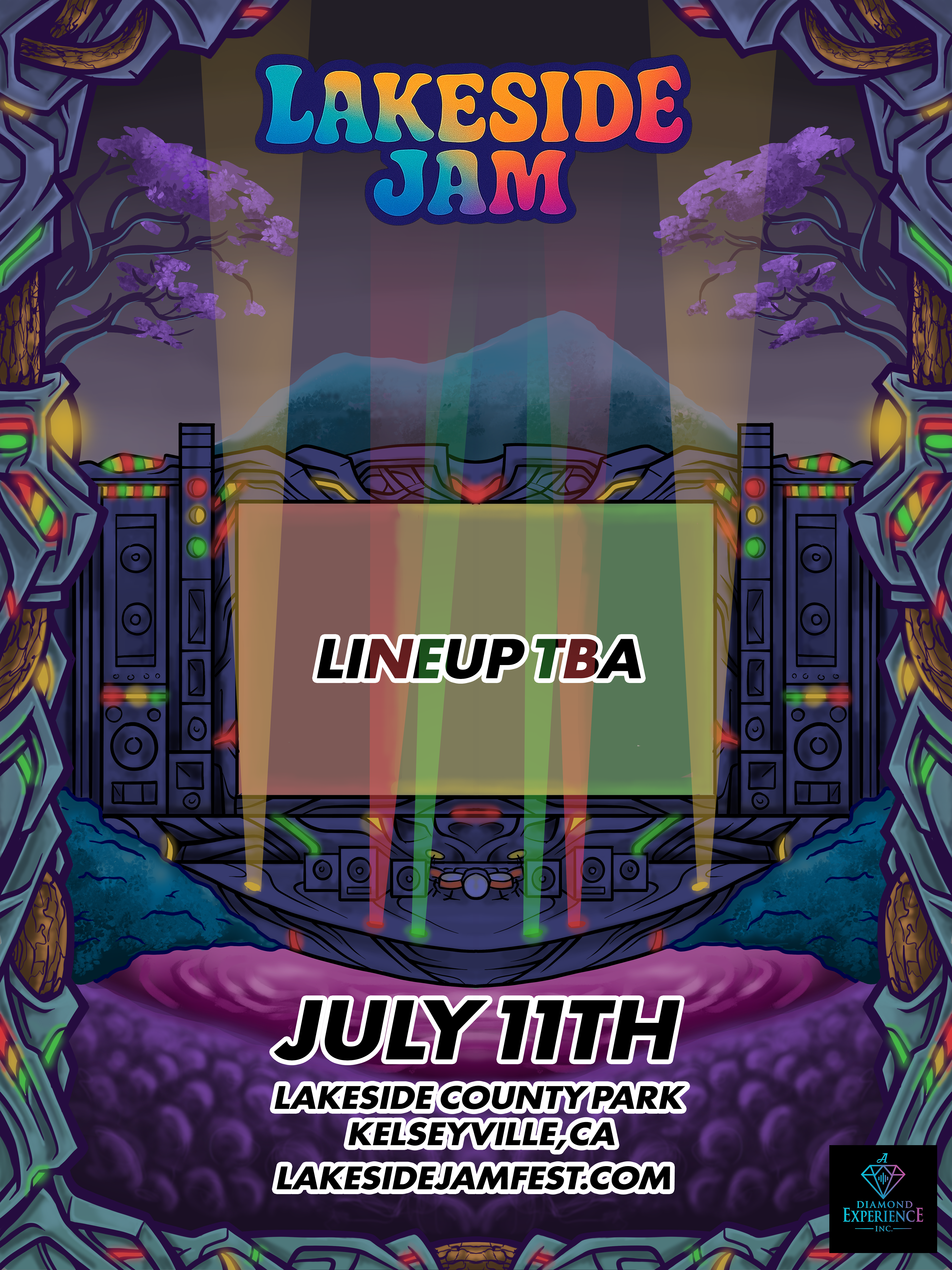 lakeside jam event poster