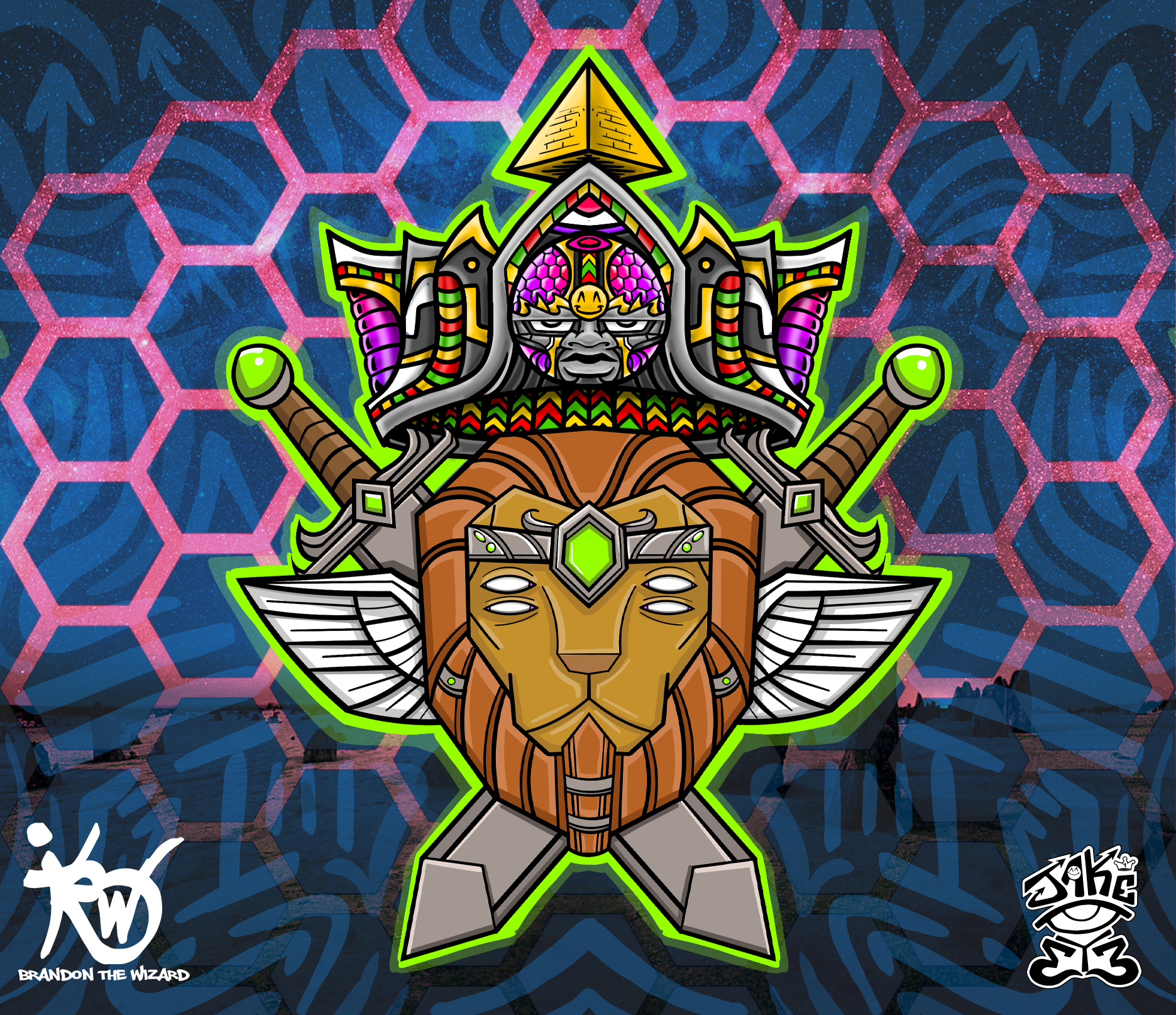B the Wizard x Ey3