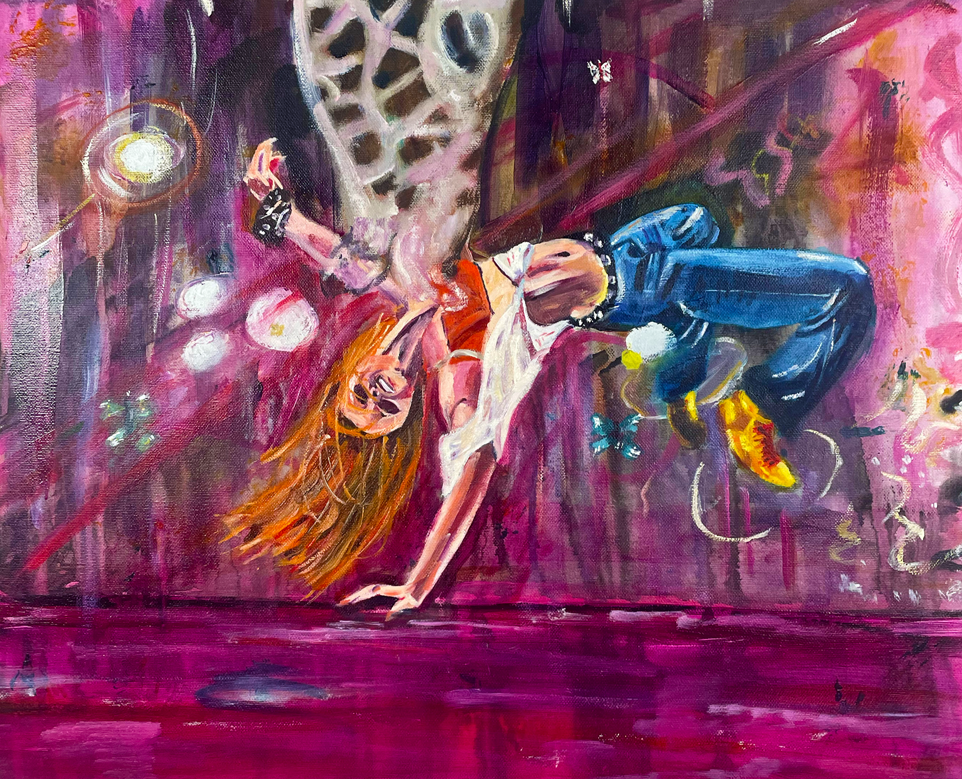It's A Big Hop For A Giraffe