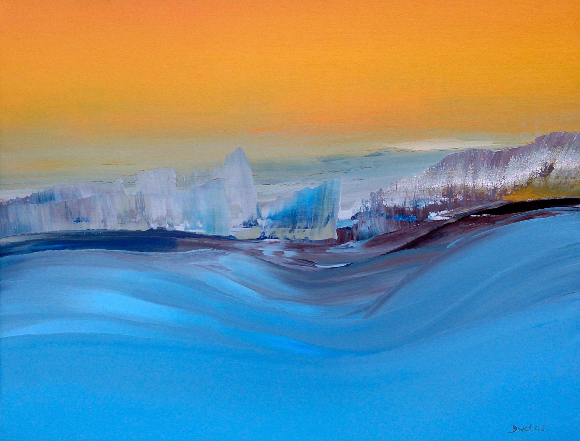 Landscape Acrylique/Châssis Entoilé 2013 116 x 89 cm