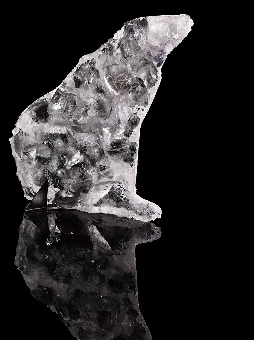 Le Mâle : Verre et métal fusion