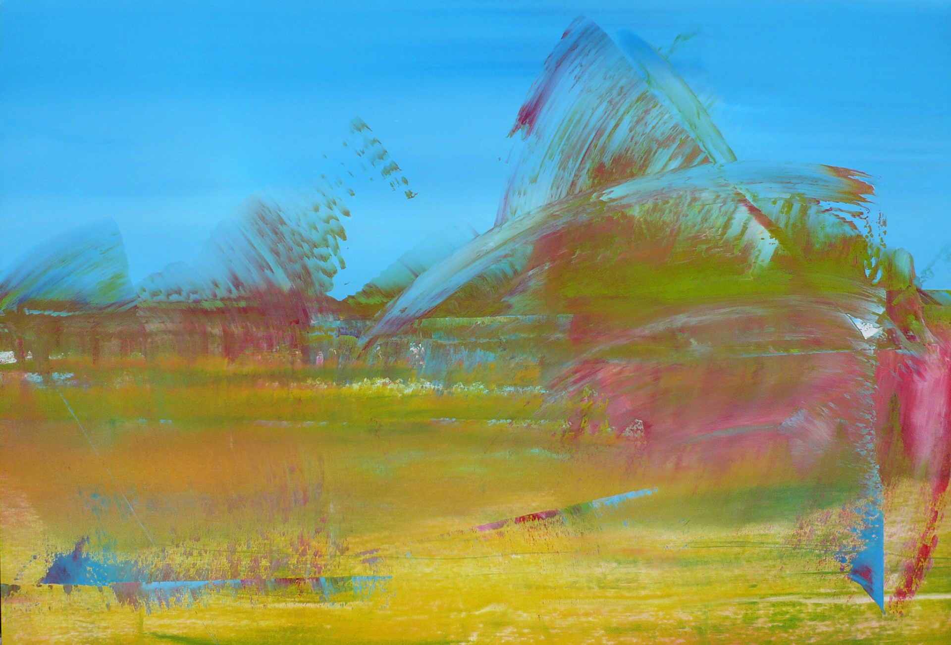 Abstract Huile/Châssis Entoilé 2008 130 x 89 cm