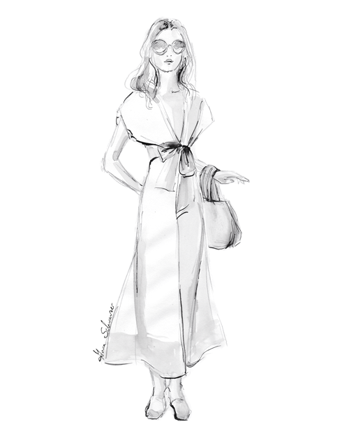 summer dresses sketches