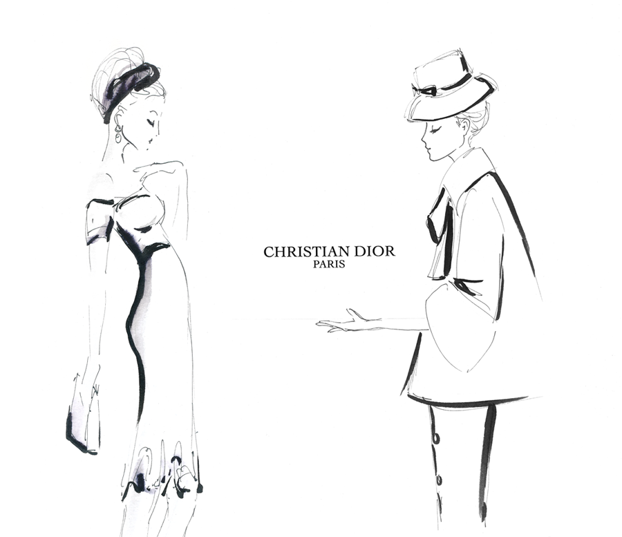 Christian dior outlet drawings