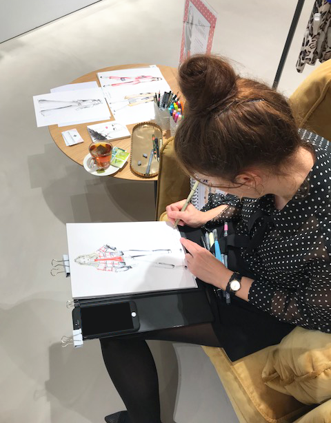 Me, while I was live drawing