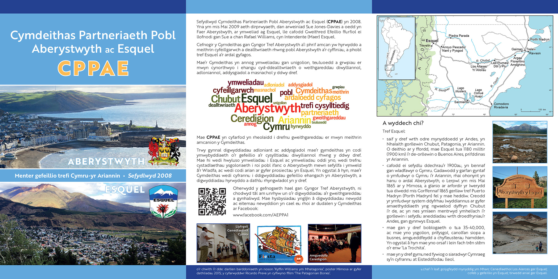 Bilingual leaflet for local organisation