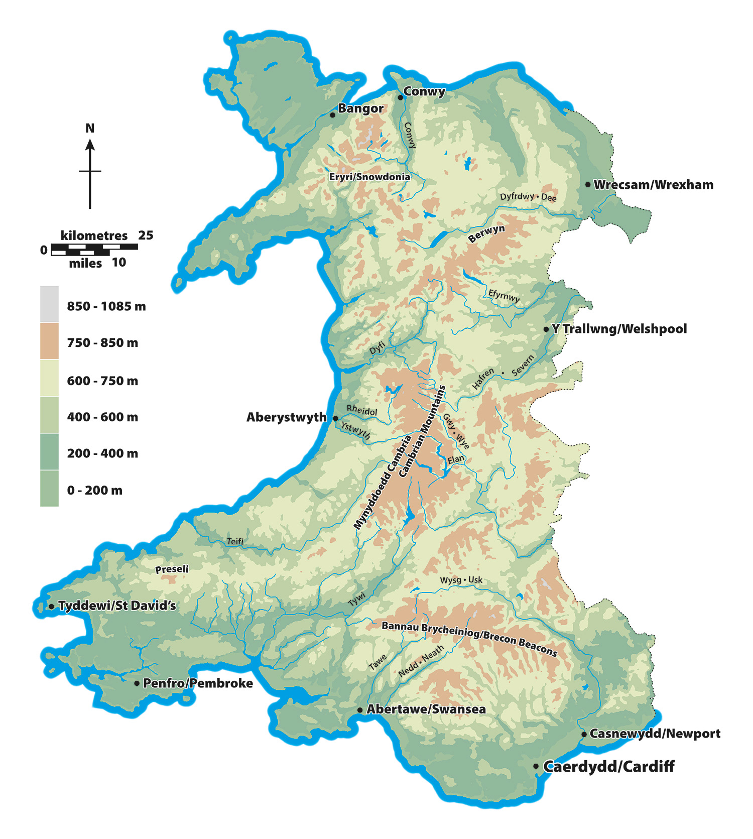 Custom illustration of Wales