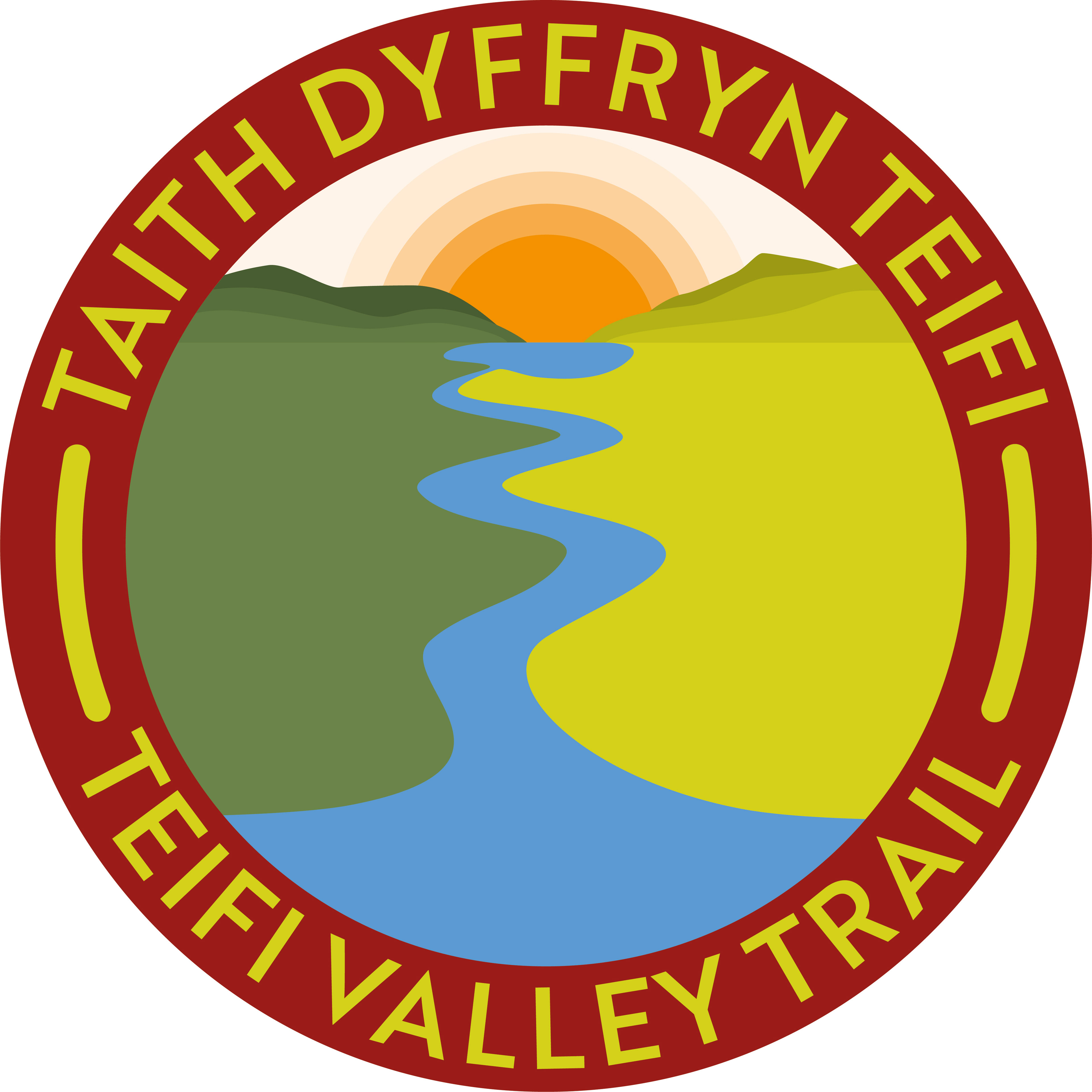 Roundel to match walking trail logo