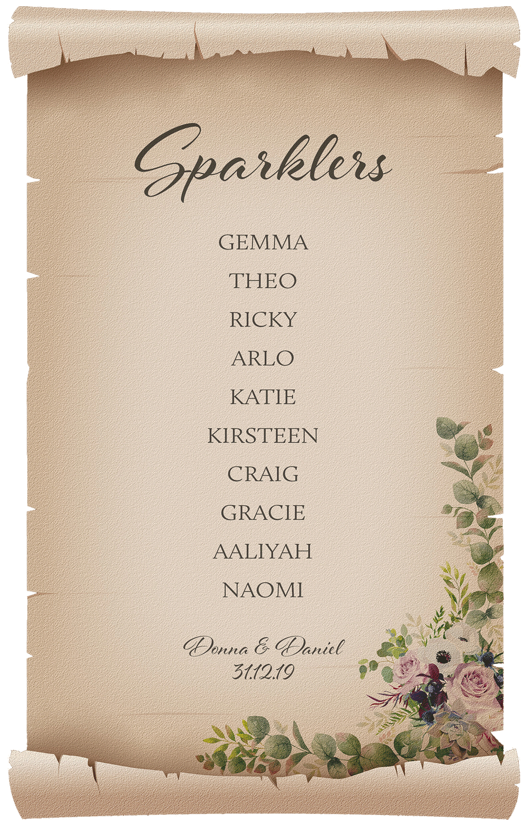 Matching table plans