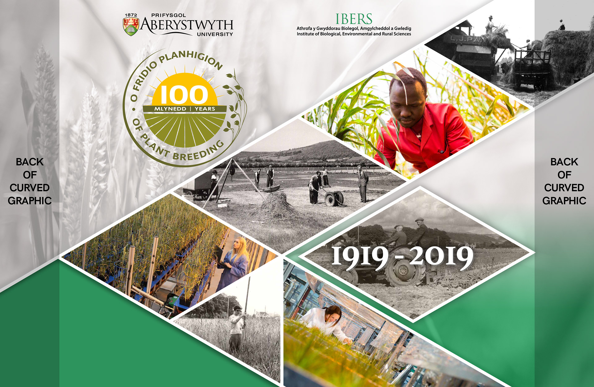 Pop up display for IBERS, Aberystwyth University