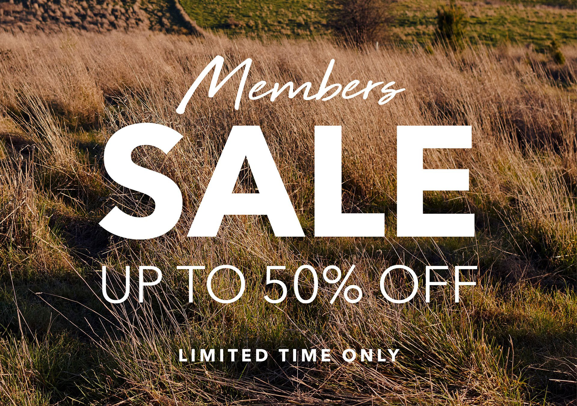 Members Sale Banners