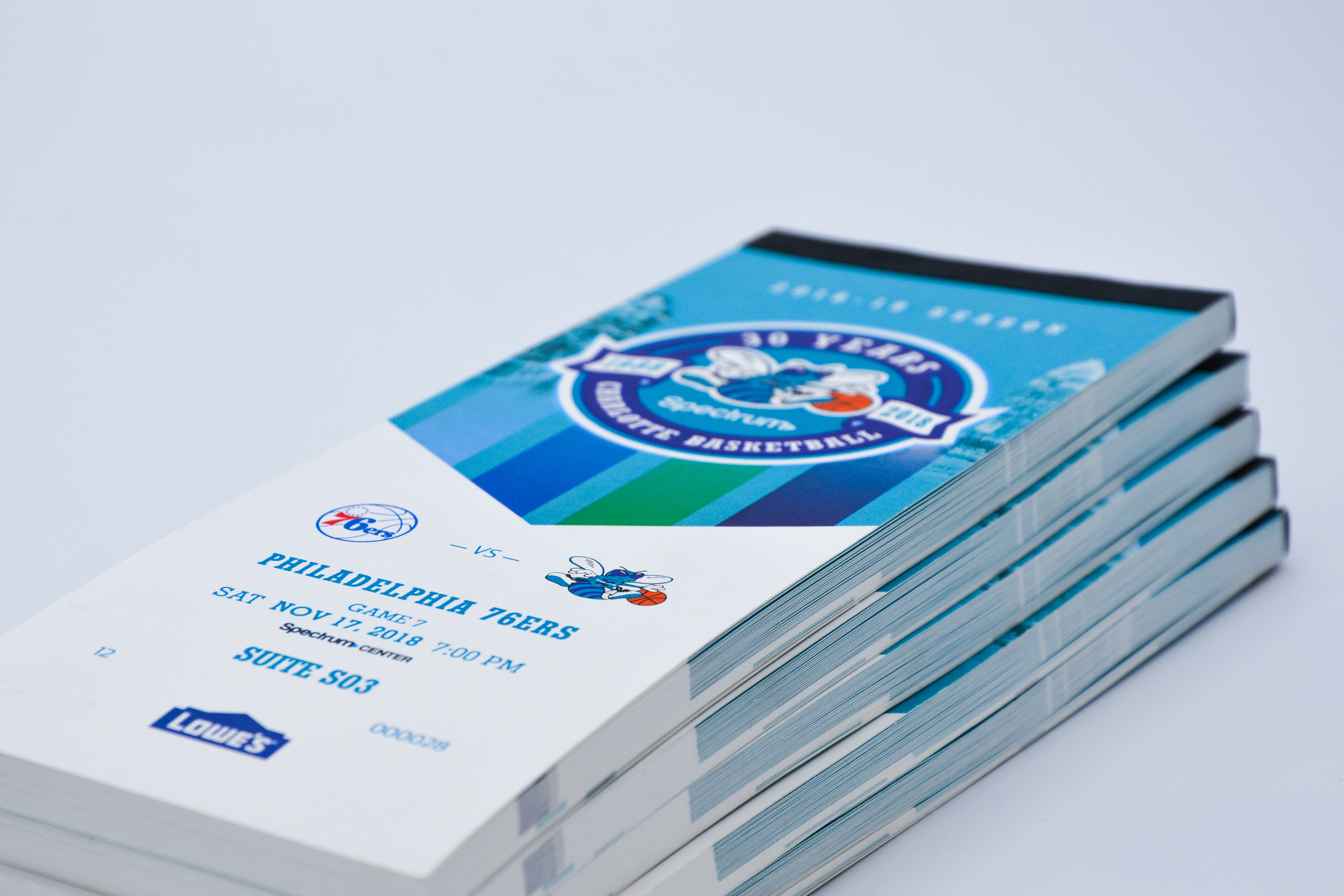 2018-19 Suite Ticket Books