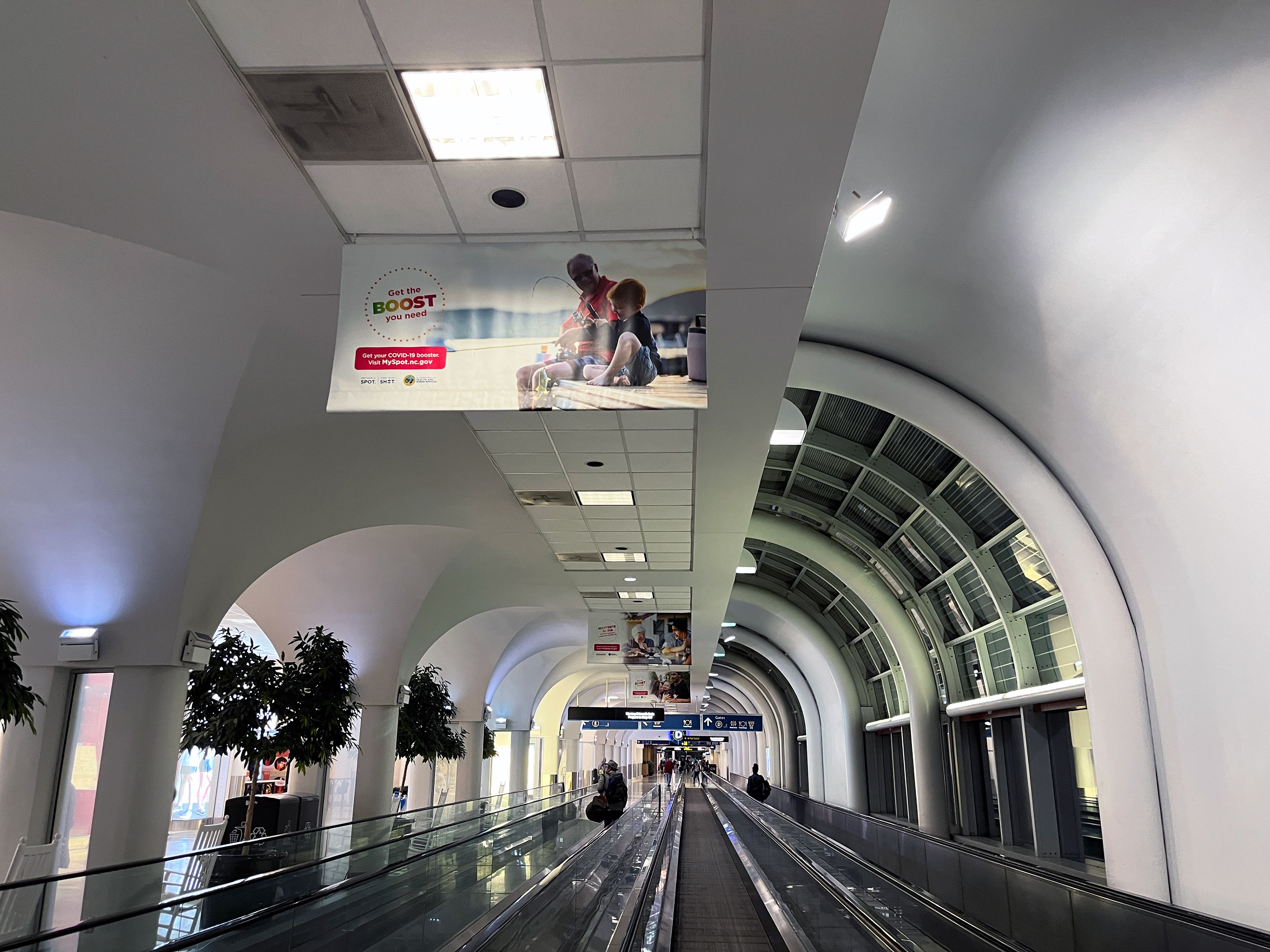 CLT Airport | Ceiling Banners