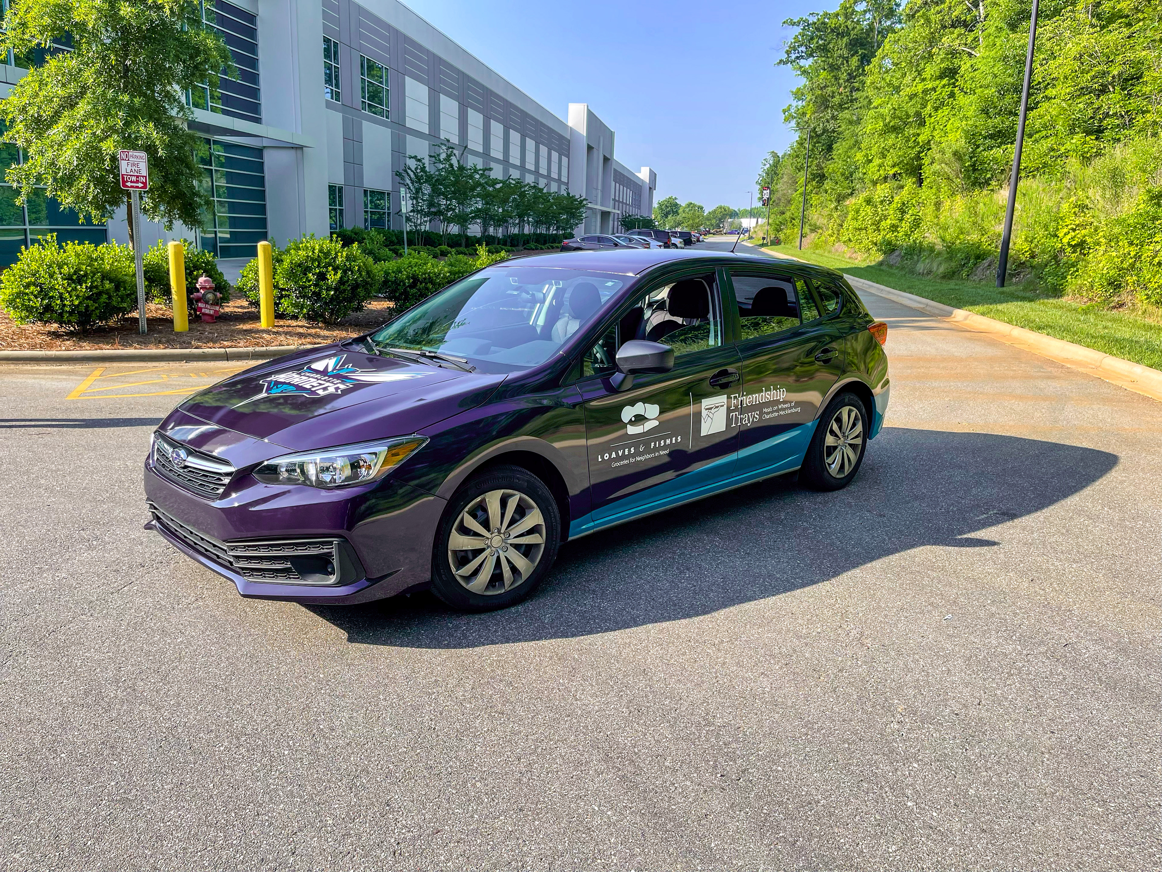Charlotte Hornets + Loaves & Fishes | Vehicle Wrap